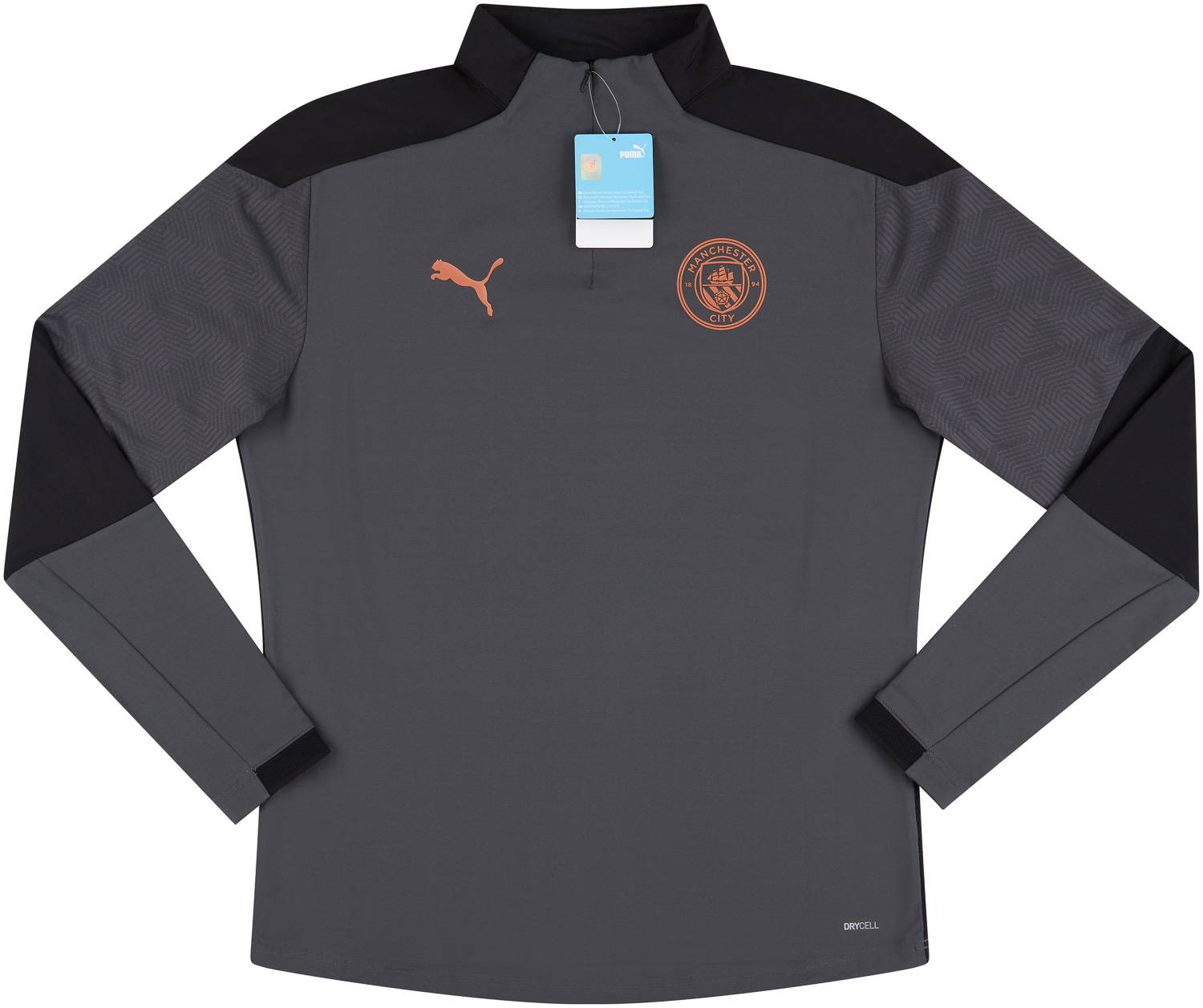 2020-21 Manchester City Puma 1/4 Zip Training Top