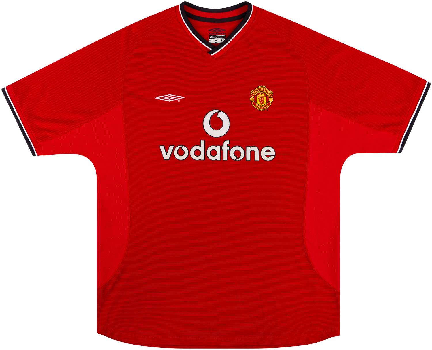 2000-02 Manchester United Home Shirt - 8/10 - (Y)