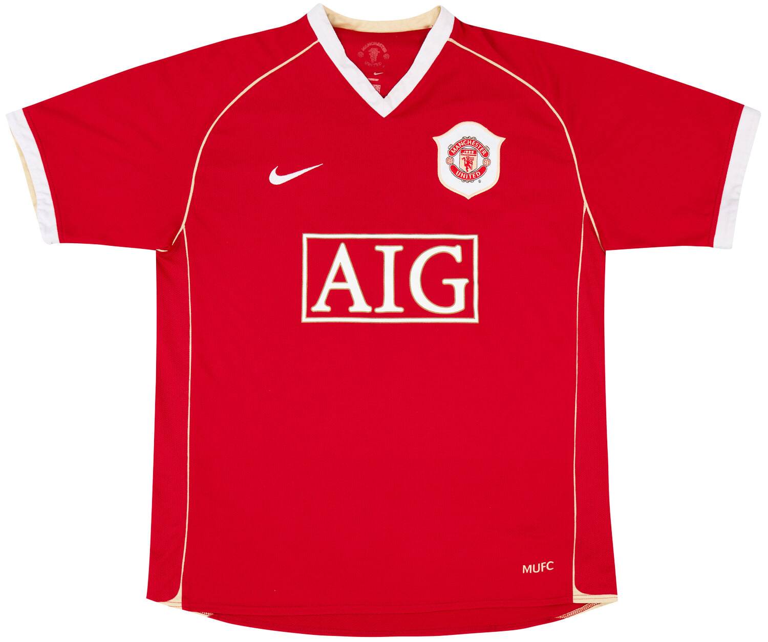 2006-07 Manchester United Home Shirt - 6/10 - (XL.Boys)