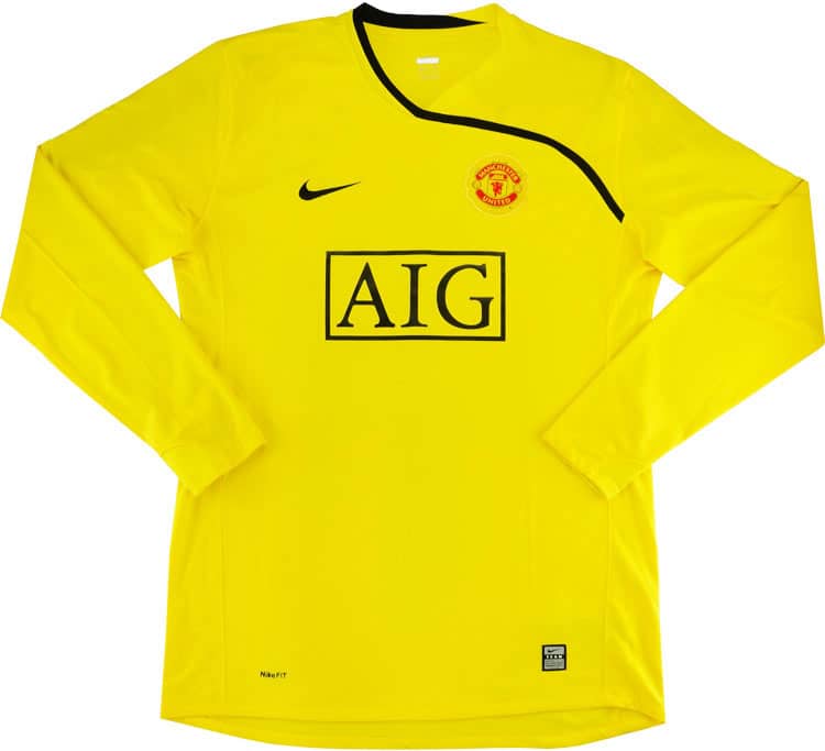 2008-09 Manchester United GK Shirt - 6/10 - (XL.Boys)