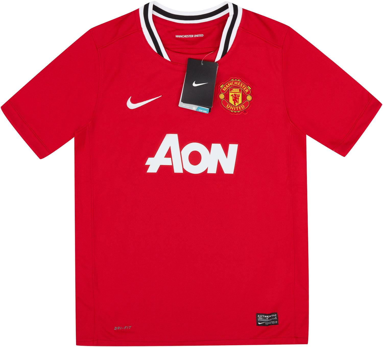 2011-12 Manchester United Home Shirt (KIDS)