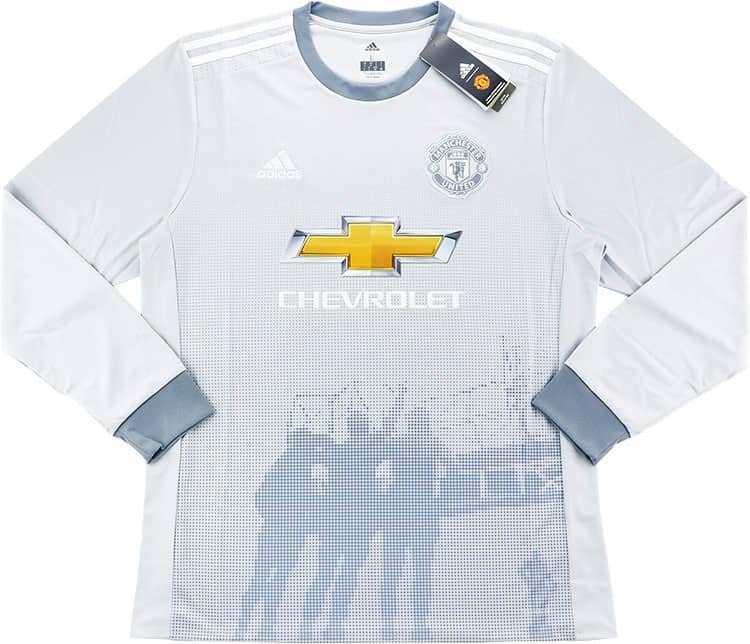 2017-18 Manchester United Third L/S Shirt - NEW