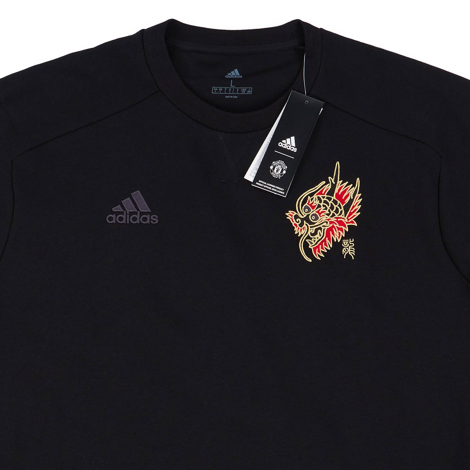 2019-20 Manchester United adidas CNY Sweat Top - NEW
