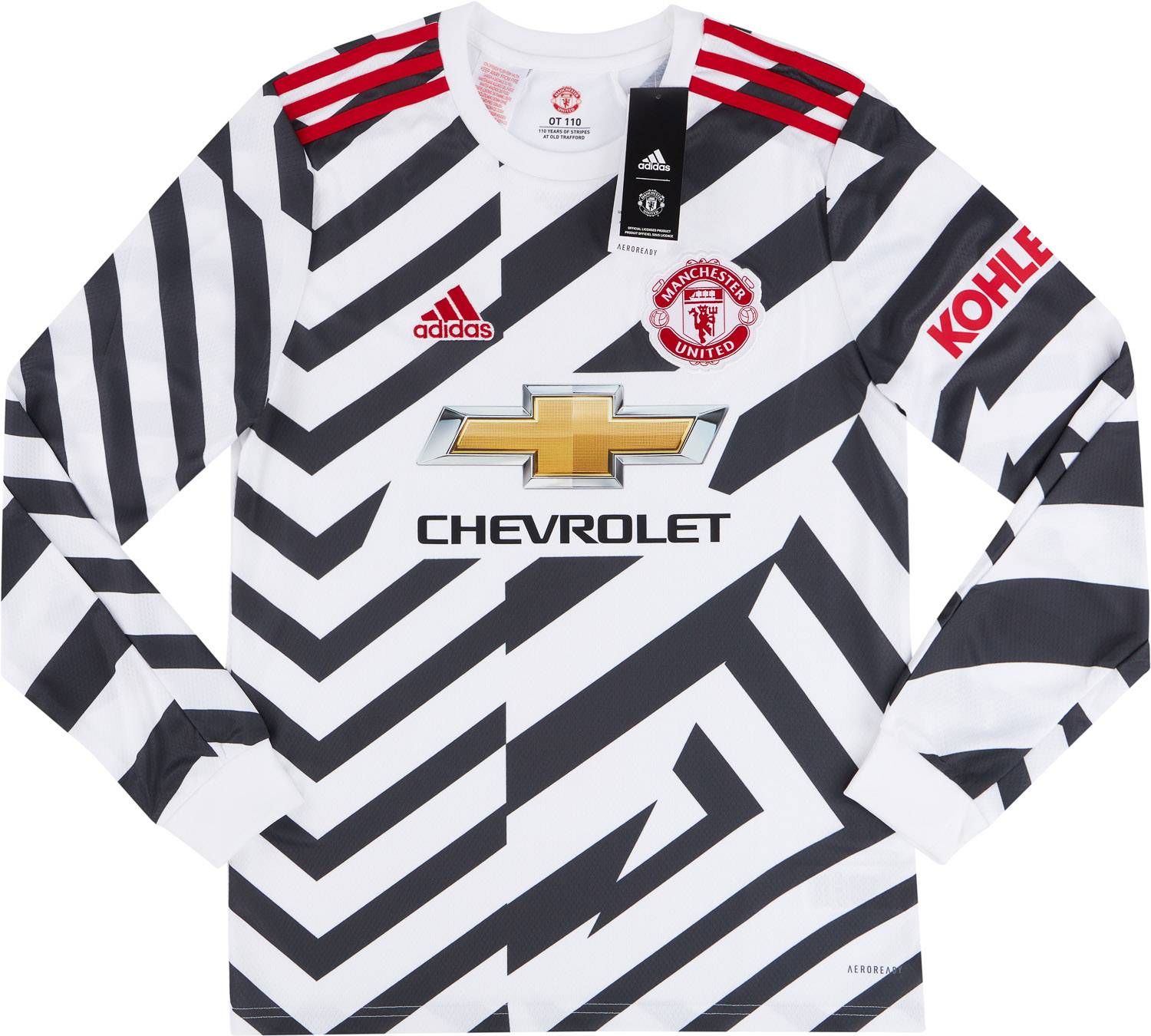 2020 21 Manchester United Third L S Shirt NEW KIDS