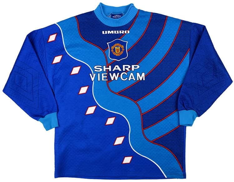 1995-96 Manchester United GK Away Shirt - 6/10 - (Y)