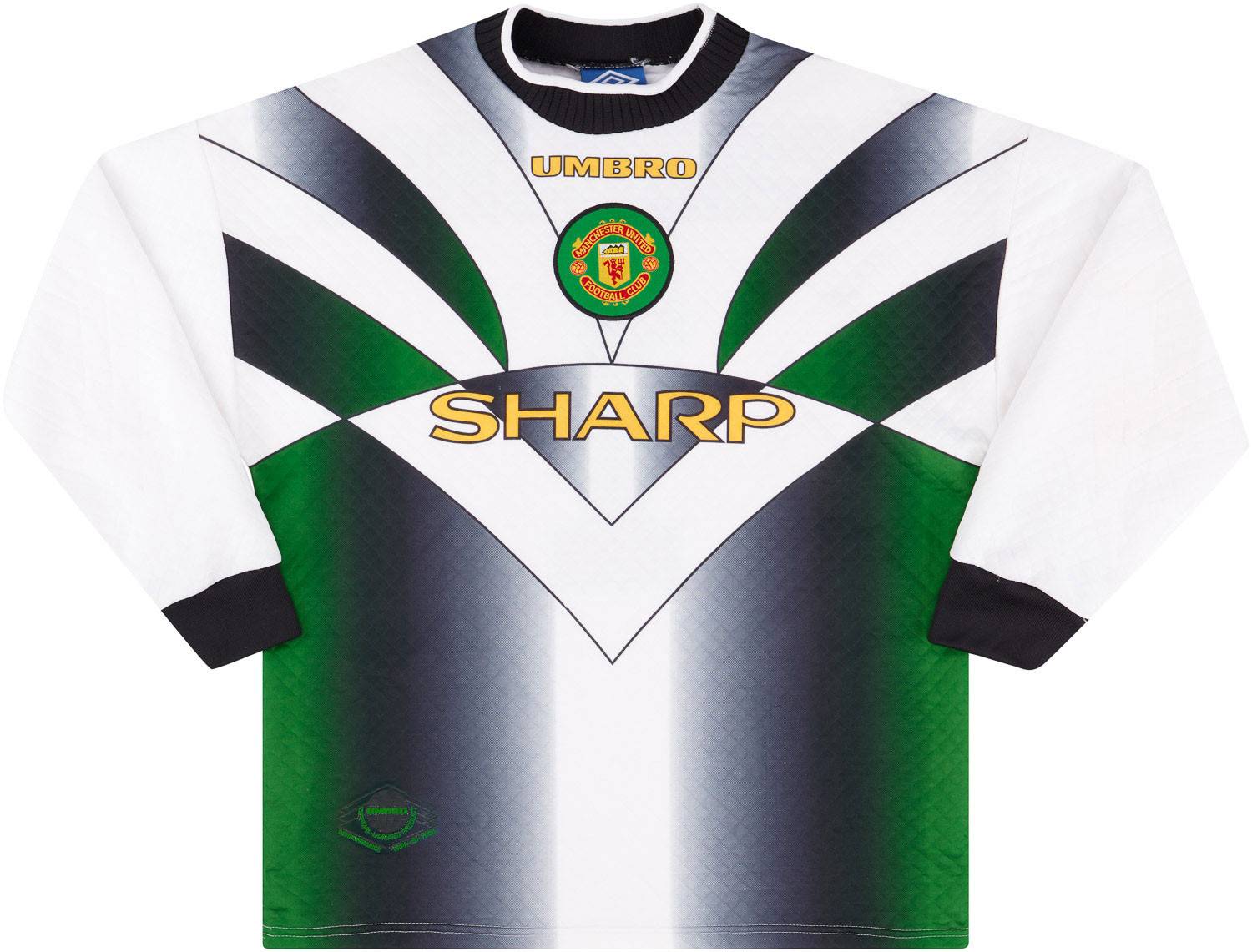1996-97 Manchester United White GK Shirt - 8/10 - (L.Boys)