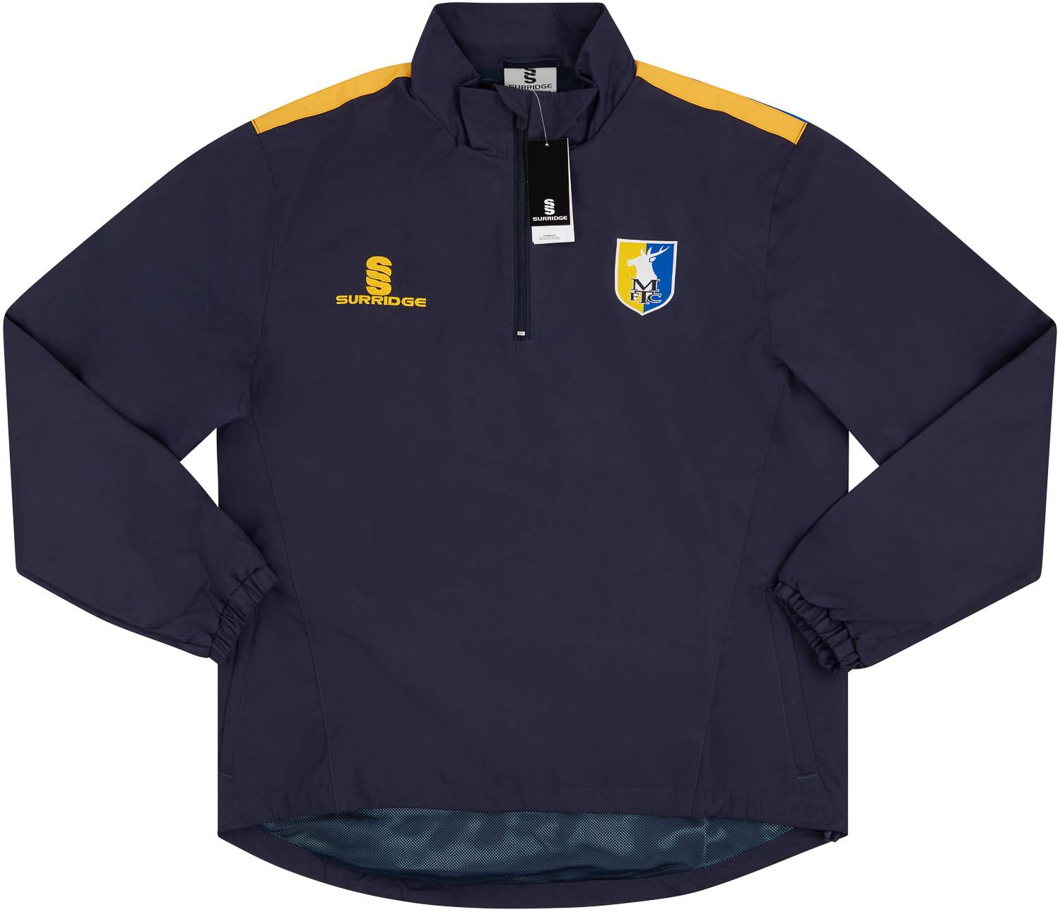 2015-17 Mansfield Town Surridge 1/4 Zip Rain Jacket (M)