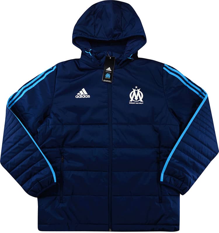 2017 18 Olympique Marseille adidas Padded Jacket NEW