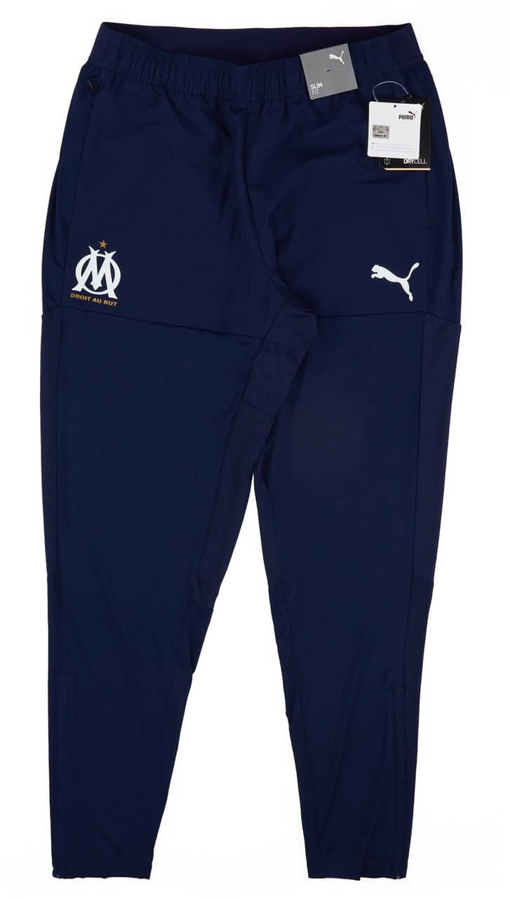 2019-20 Olympique Marseille Puma Training Sweat Pants/Bottoms (XS)