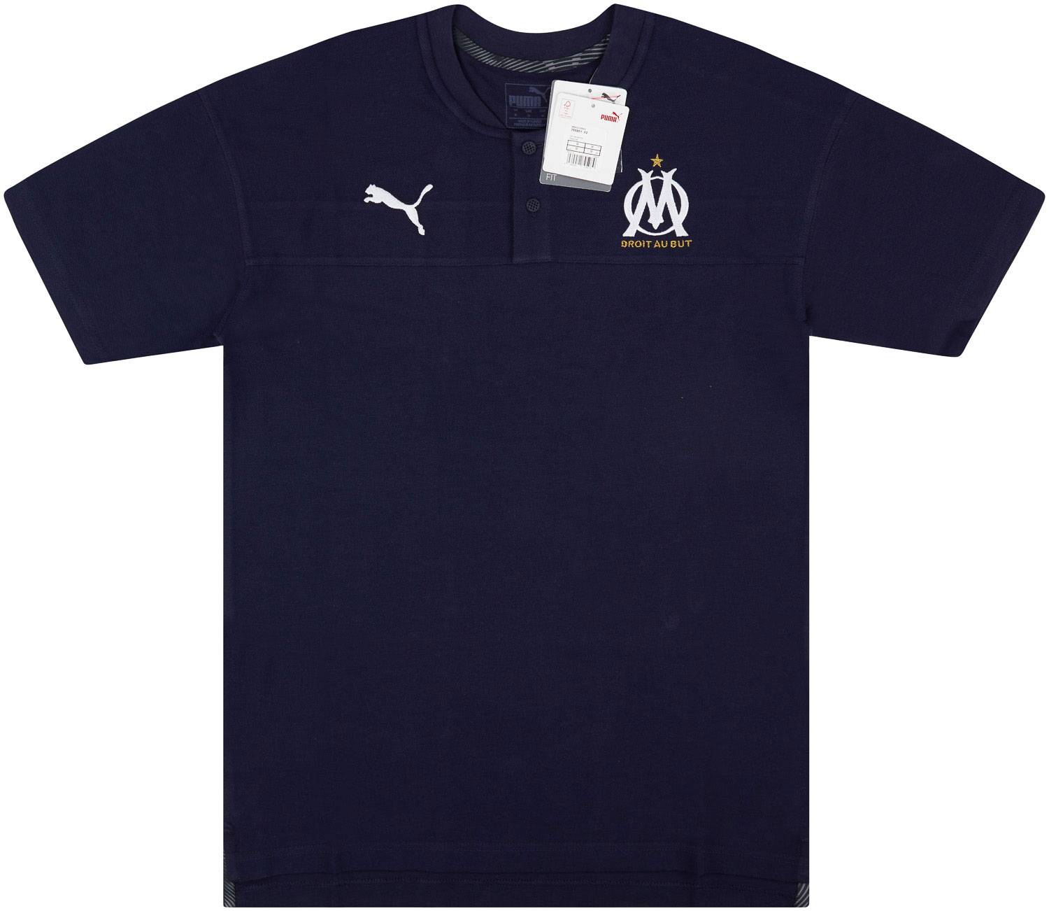 2019 20 Olympique Marseille Puma Casuals Polo T Shirt S