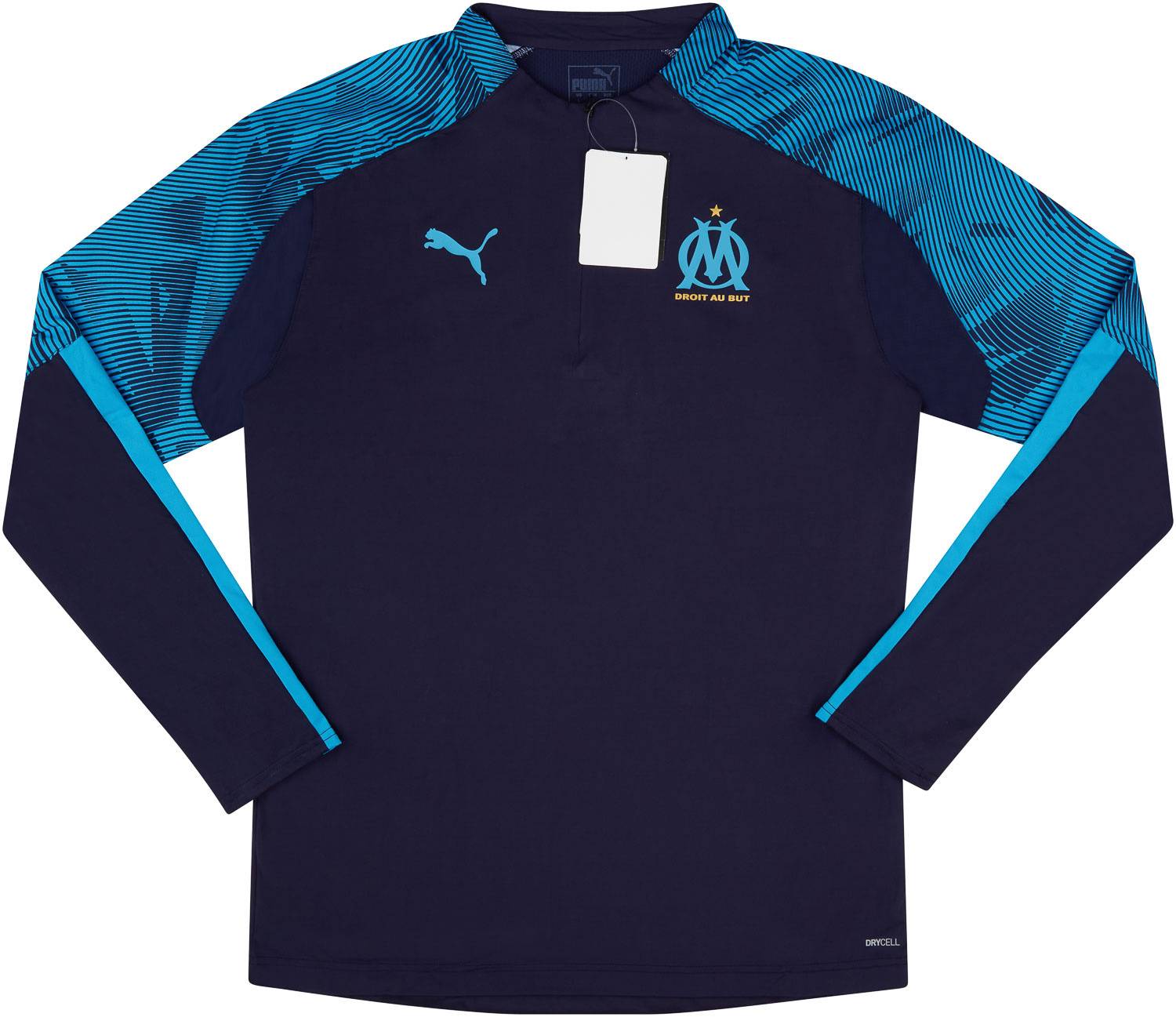 2019-20 Olympique Marseille Puma 1/4 Zip Training Top (XS)