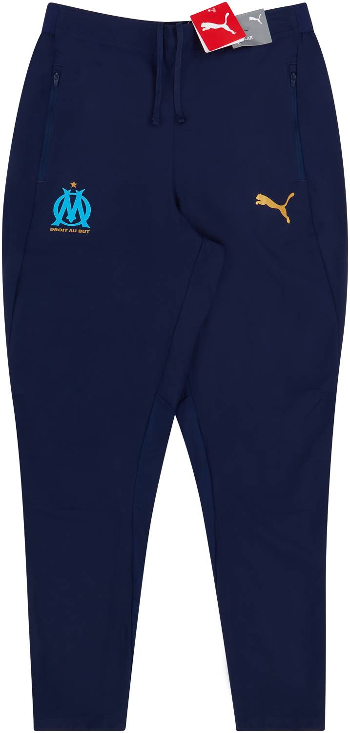 2020-21 Olympique Marseille Puma Training Woven Pants/Bottoms (XS)