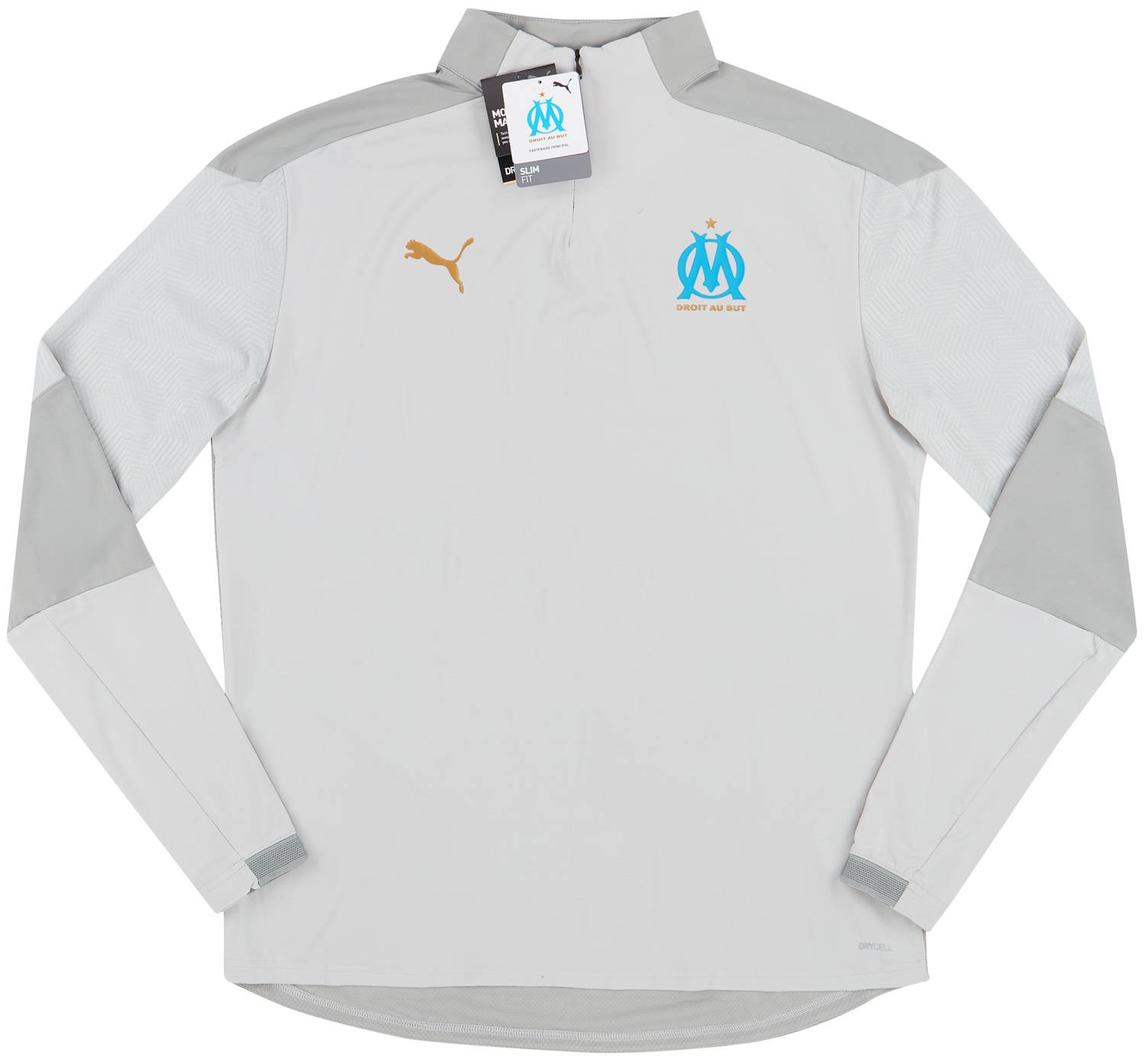2020-21 Olympique Marseille Puma 1/4 Zip Training Top (XS)