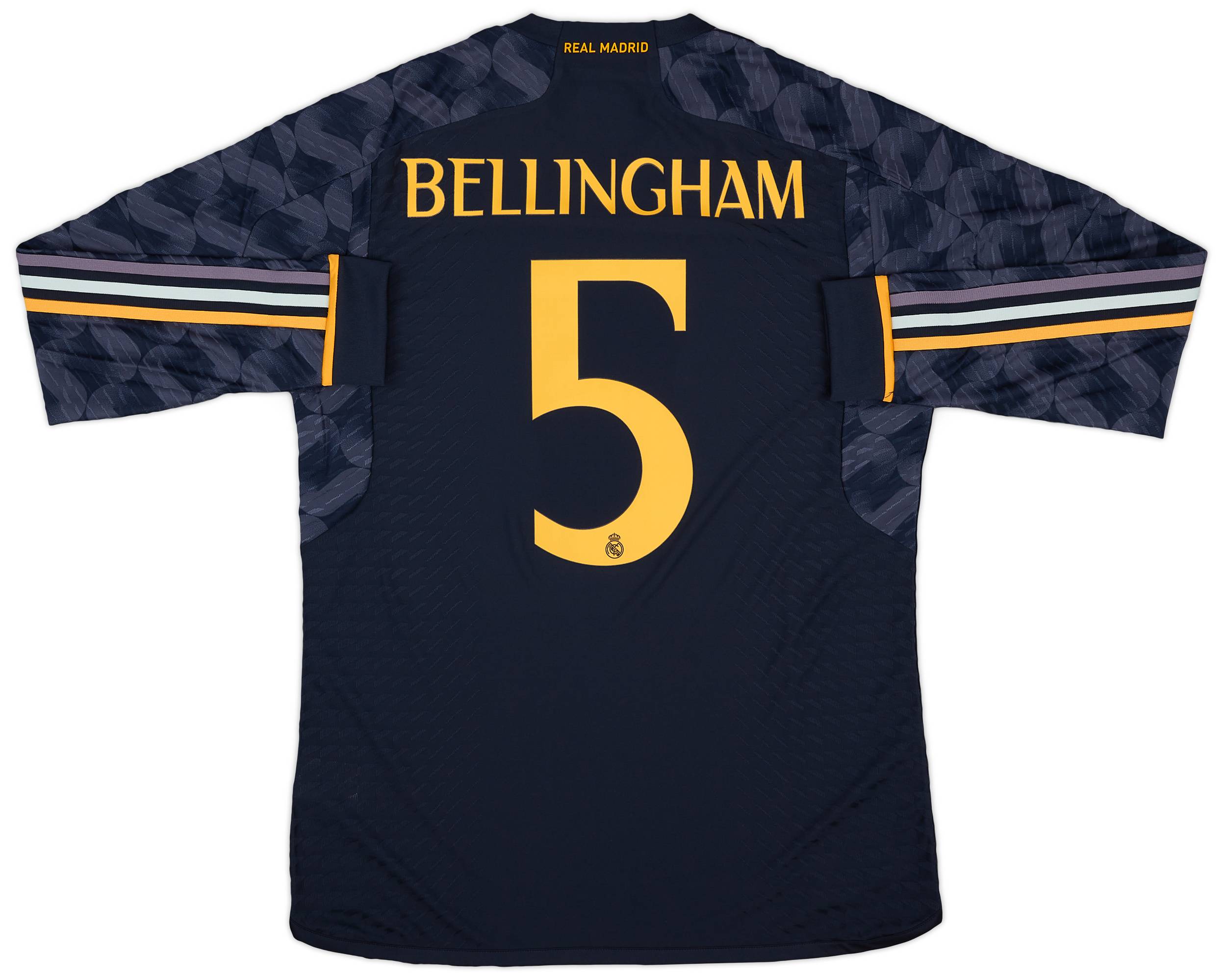 2023-24 Real Madrid Authentic Away L/S Shirt Bellingham #5