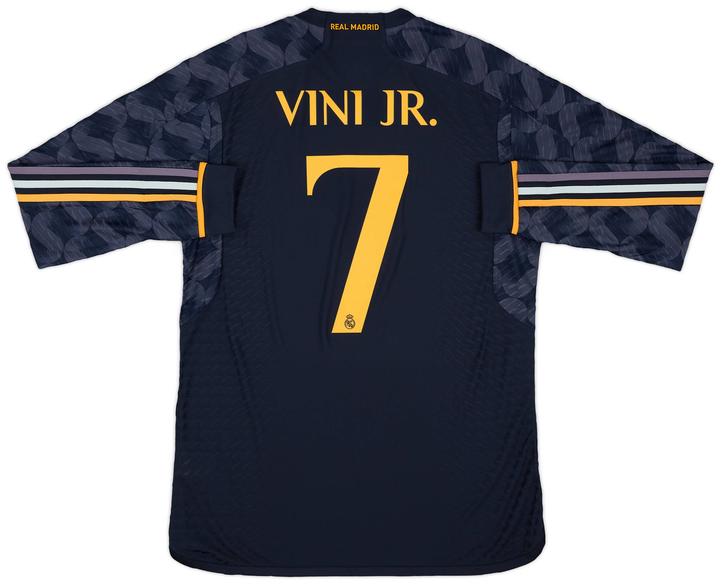2023-24 Real Madrid Authentic Away L/S Shirt Vini Jr. #7