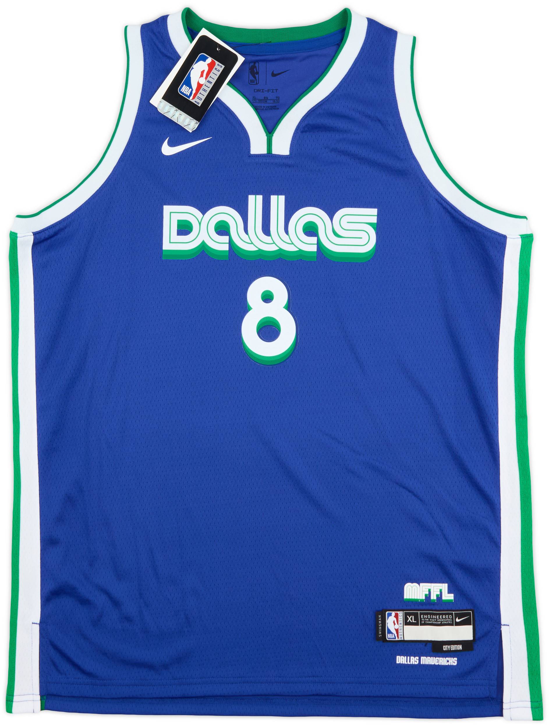 2022 23 Dallas Mavericks Green 8 Nike Swingman Alternate Jersey XL.Kids