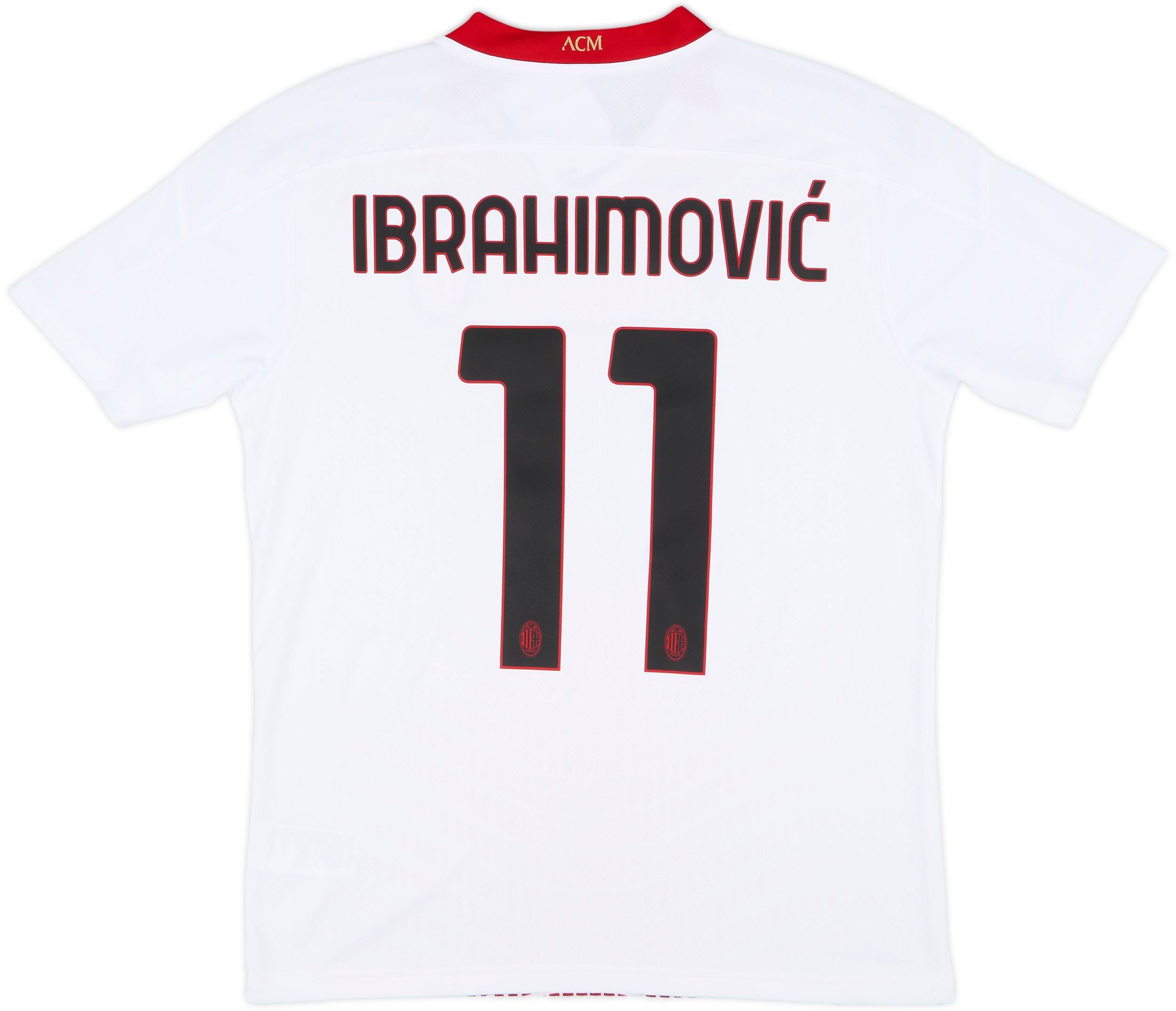 2020-21 AC Milan Away Shirt Ibrahimovic #11 (M)
