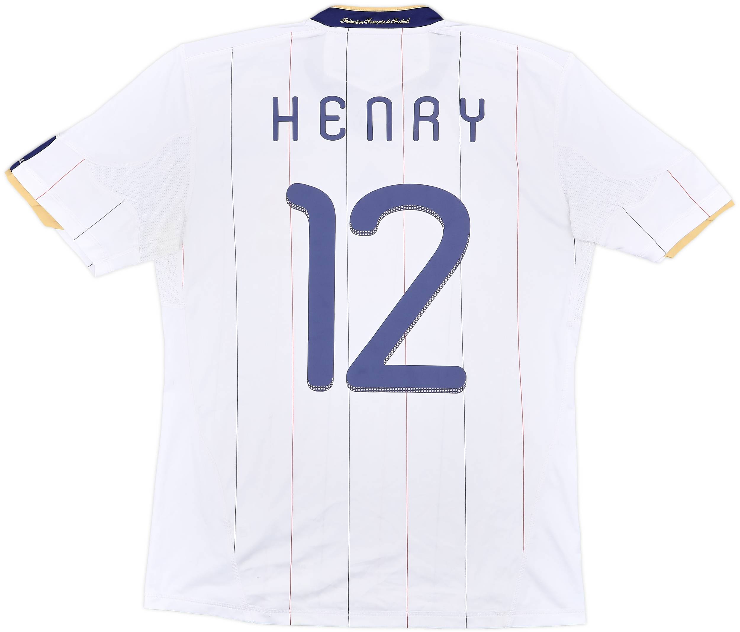 2009-10 France Away Shirt Henry #12 - 5/10 - (M)