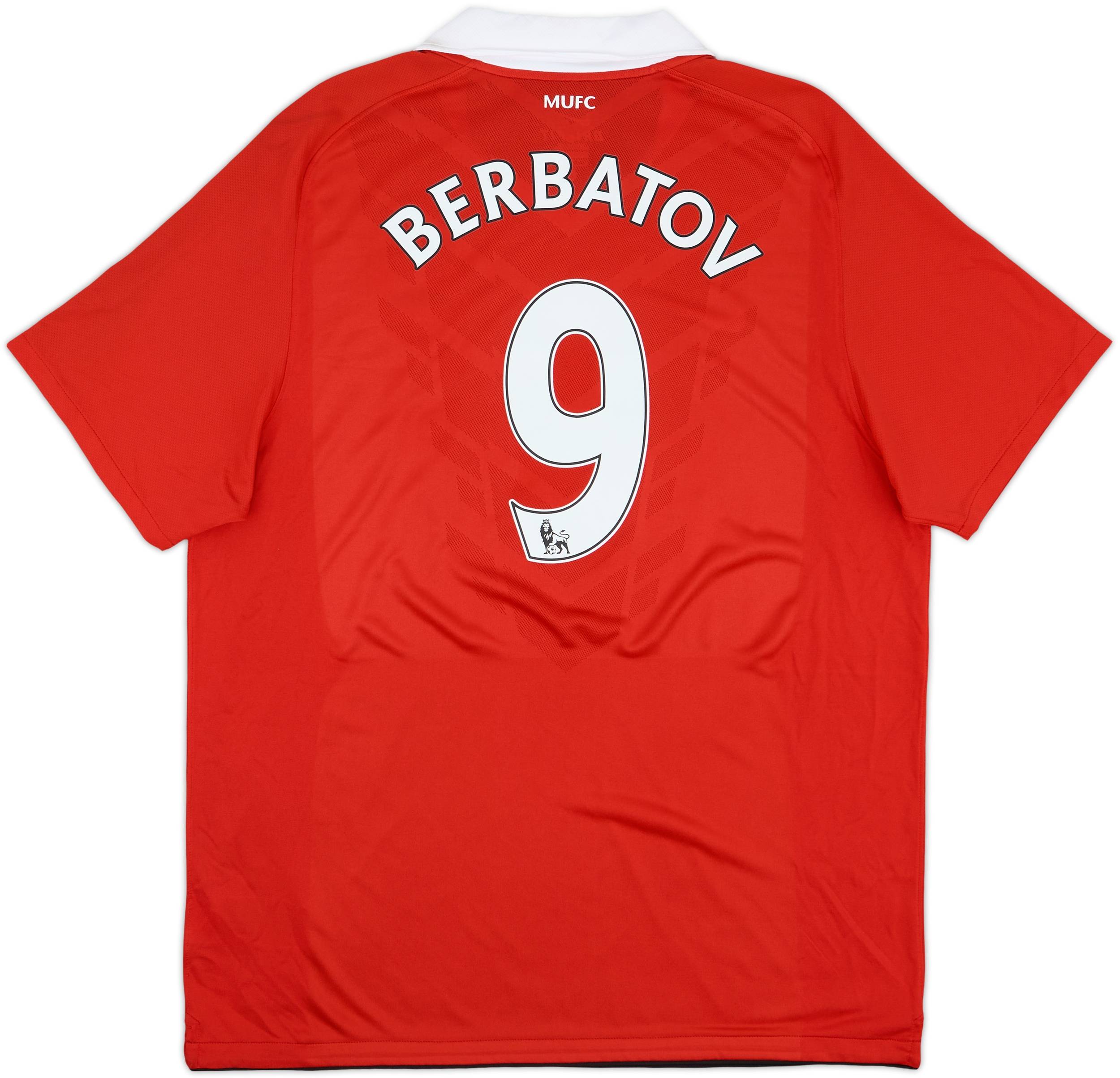 2010-11 Manchester United Home Shirt Berbatov #9 (XL)