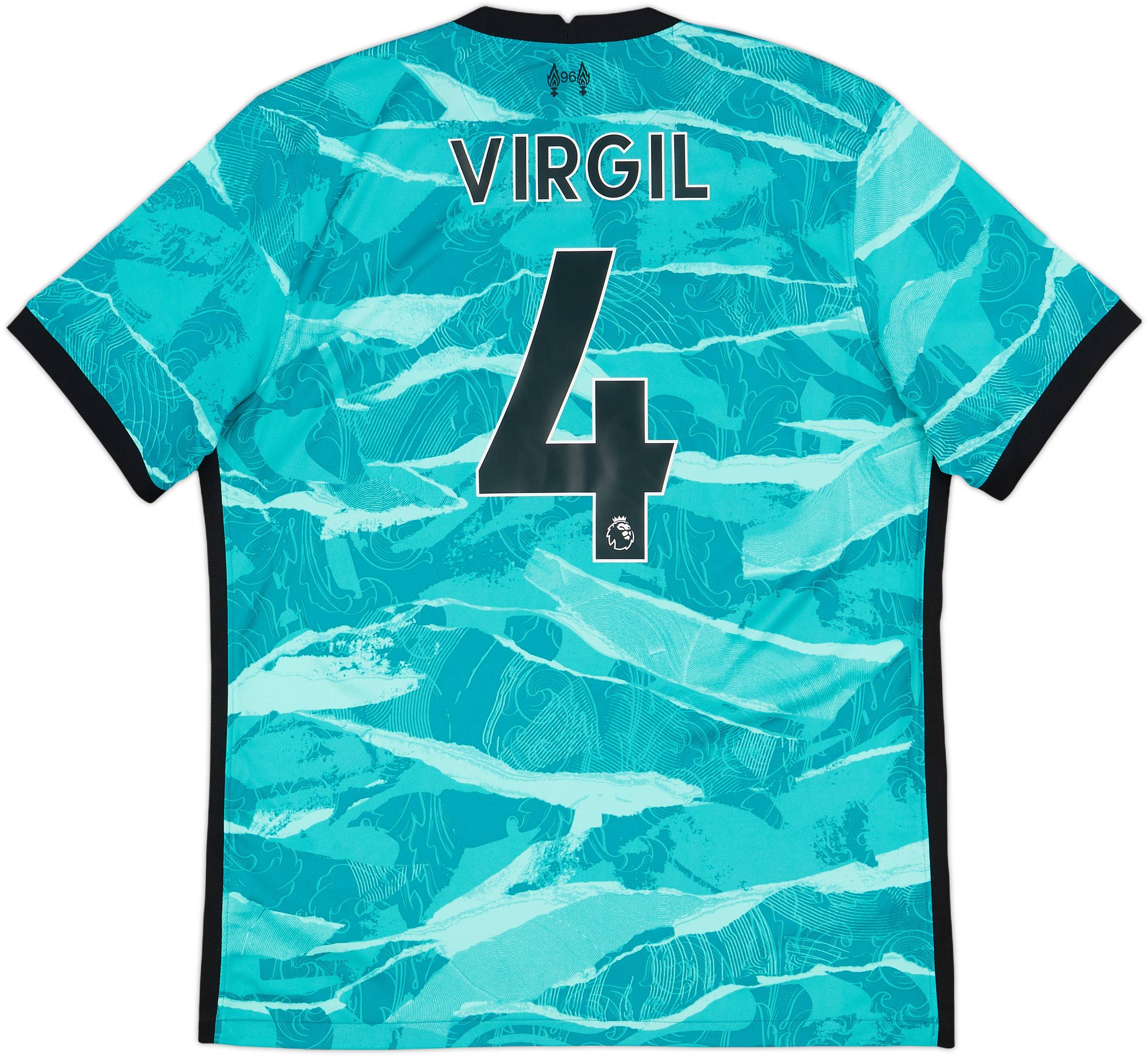 2020-21 Liverpool Away Shirt Virgil #4 - 10/10 - (L)