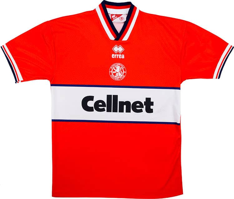 1997-98 Middlesbrough Home Shirt - 8/10 - (S)