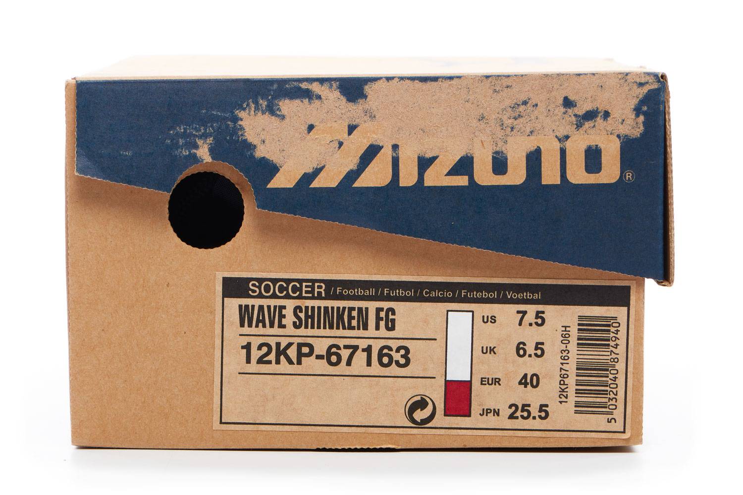 【マロニー】　SC-201 2007 Mizuno Wave Shinken Football Boots *In Box* FG 6½