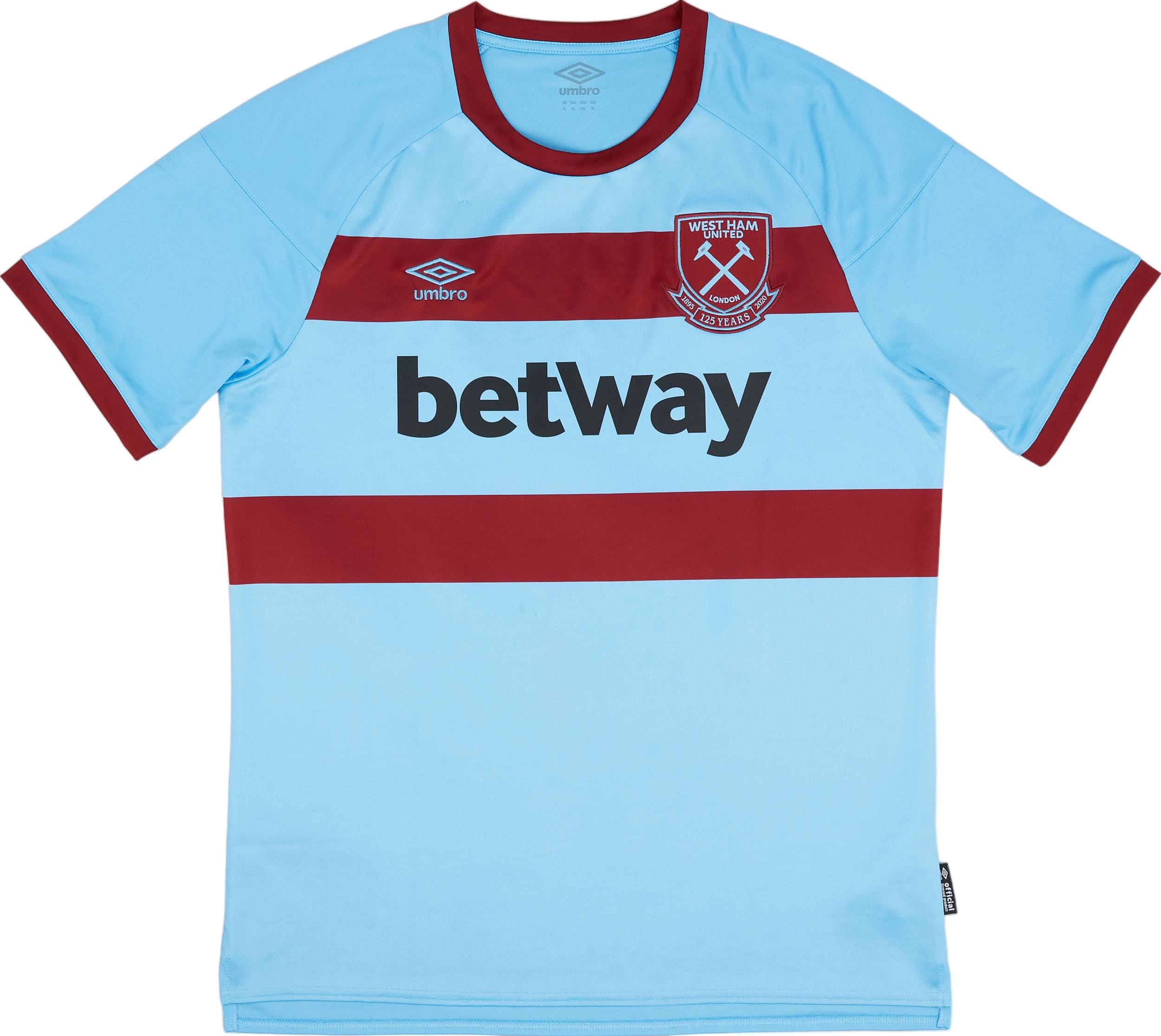 2020-21 West Ham Away Shirt - 8/10 - (XL)