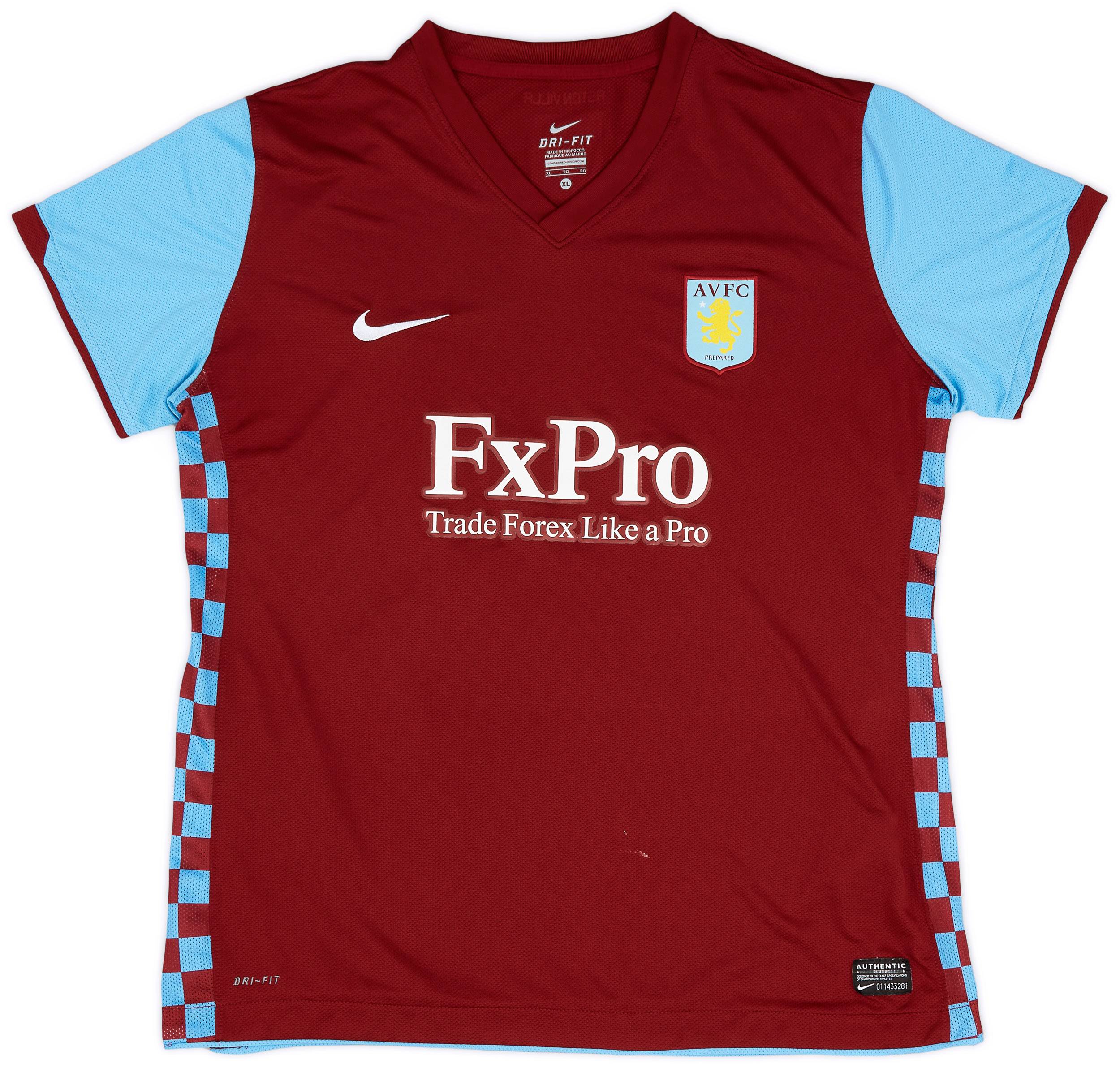 2010-11 Aston Villa Home Shirt - 7/10 - (XL.Boys)