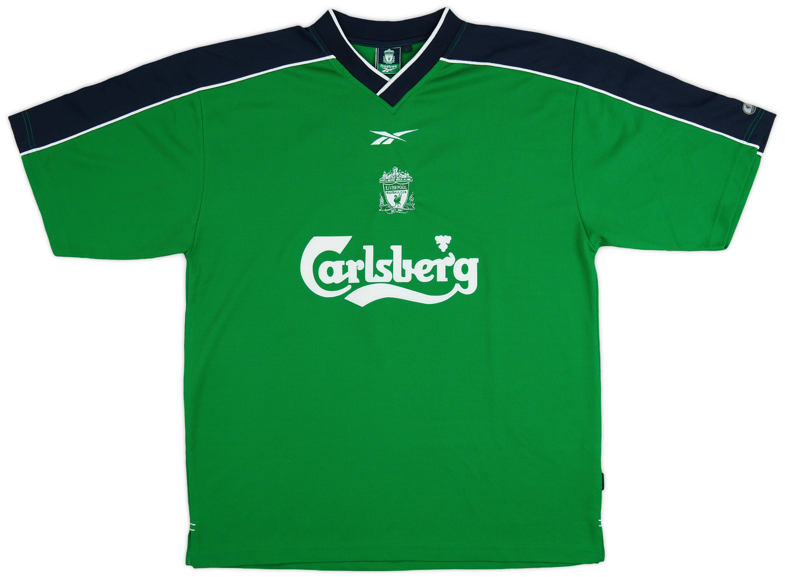 1999 00 Liverpool Reebok Training Shirt 9 10 L