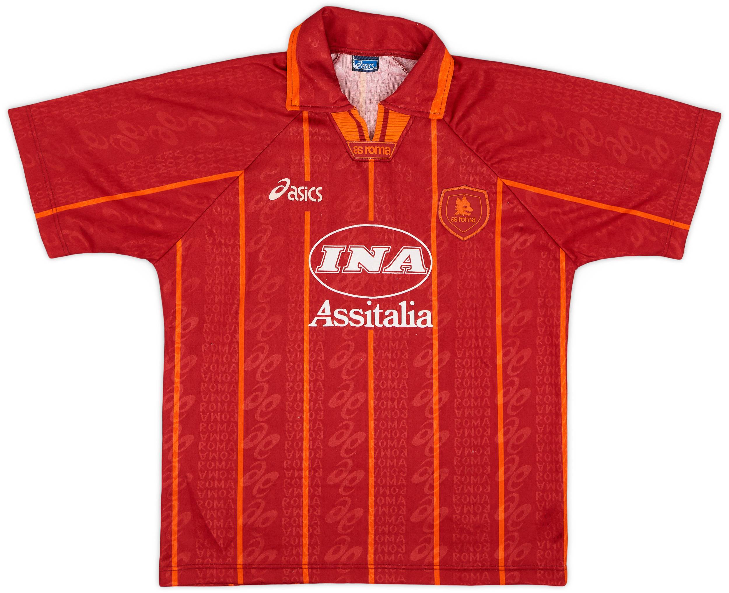 1996-97 Roma Home Shirt - 8/10 - (S)