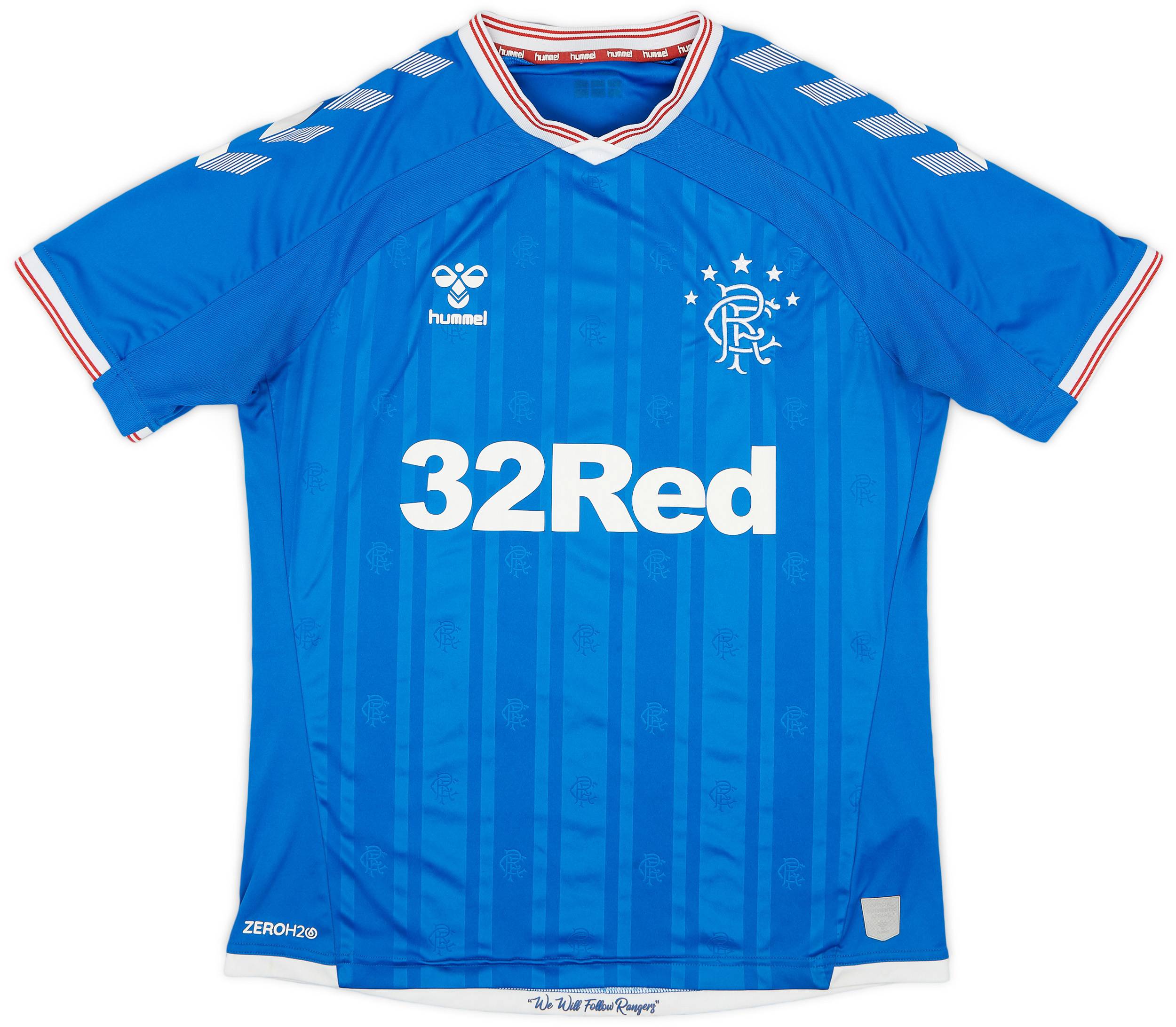 2019-20 Rangers Home Shirt - 8/10 - (M)