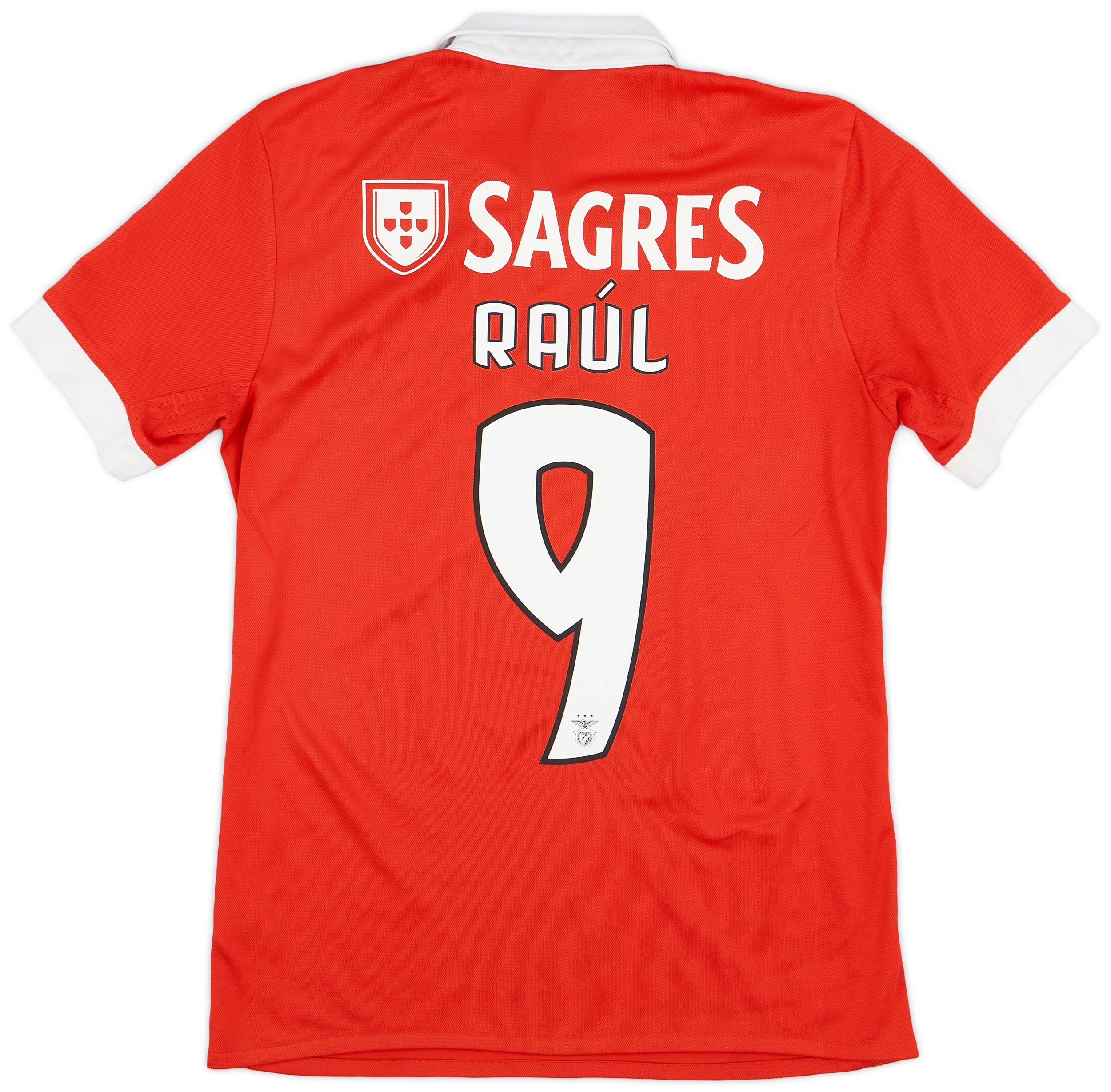 2017-18 Benfica Home Shirt Raul #9 - 8/10 - (S)