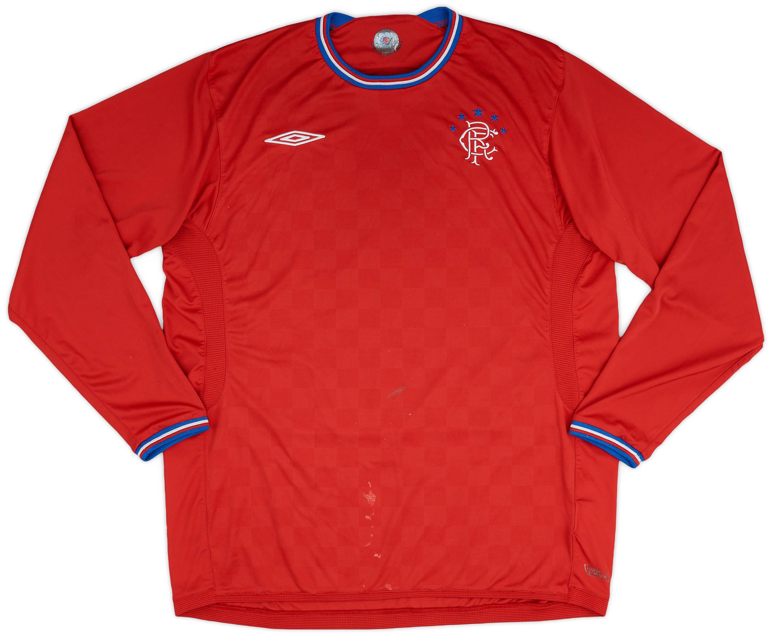 2009-10 Rangers Away L/S Shirt - 4/10 - (XL)