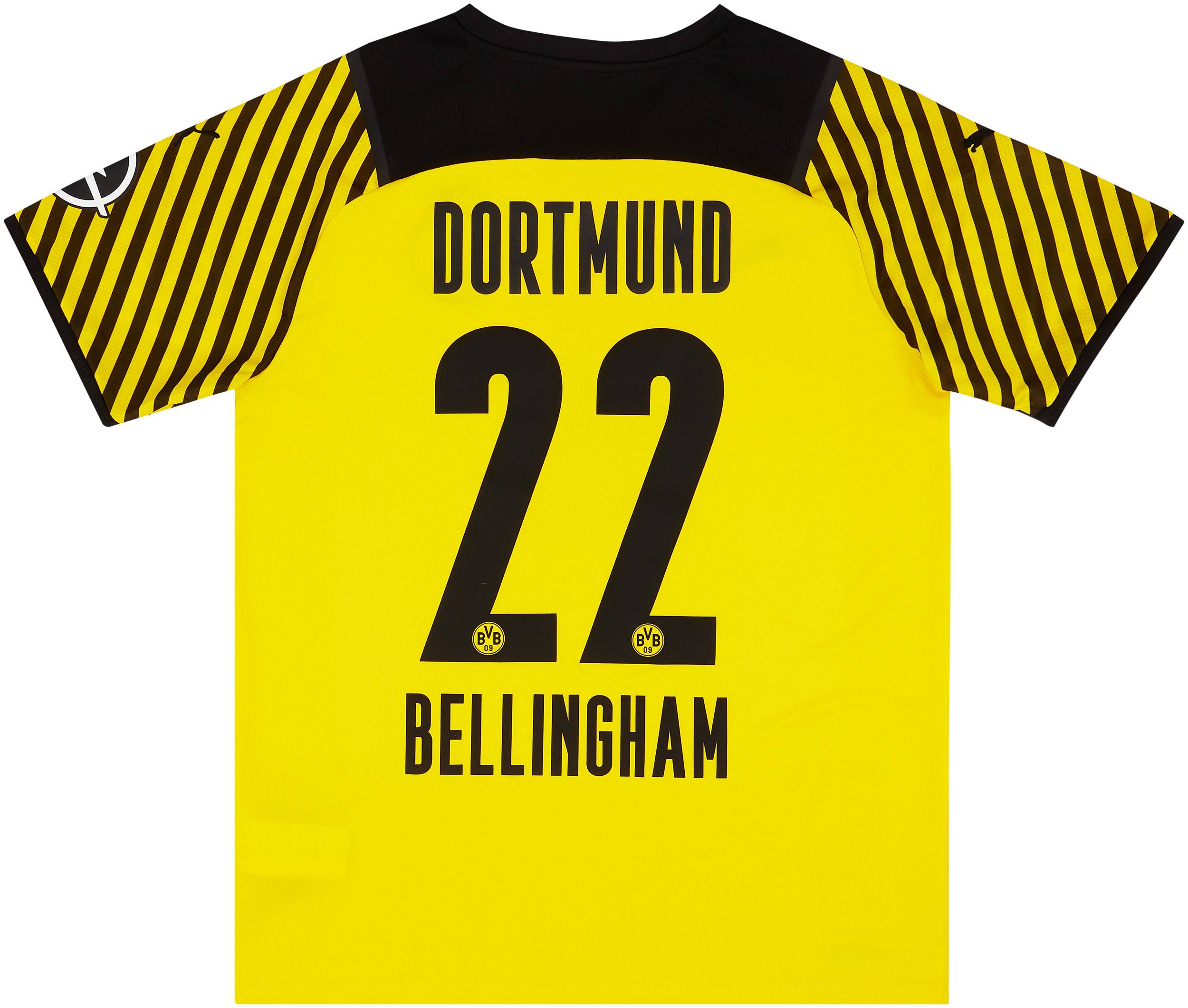 2021-22 Dortmund Home Shirt Bellingham #22