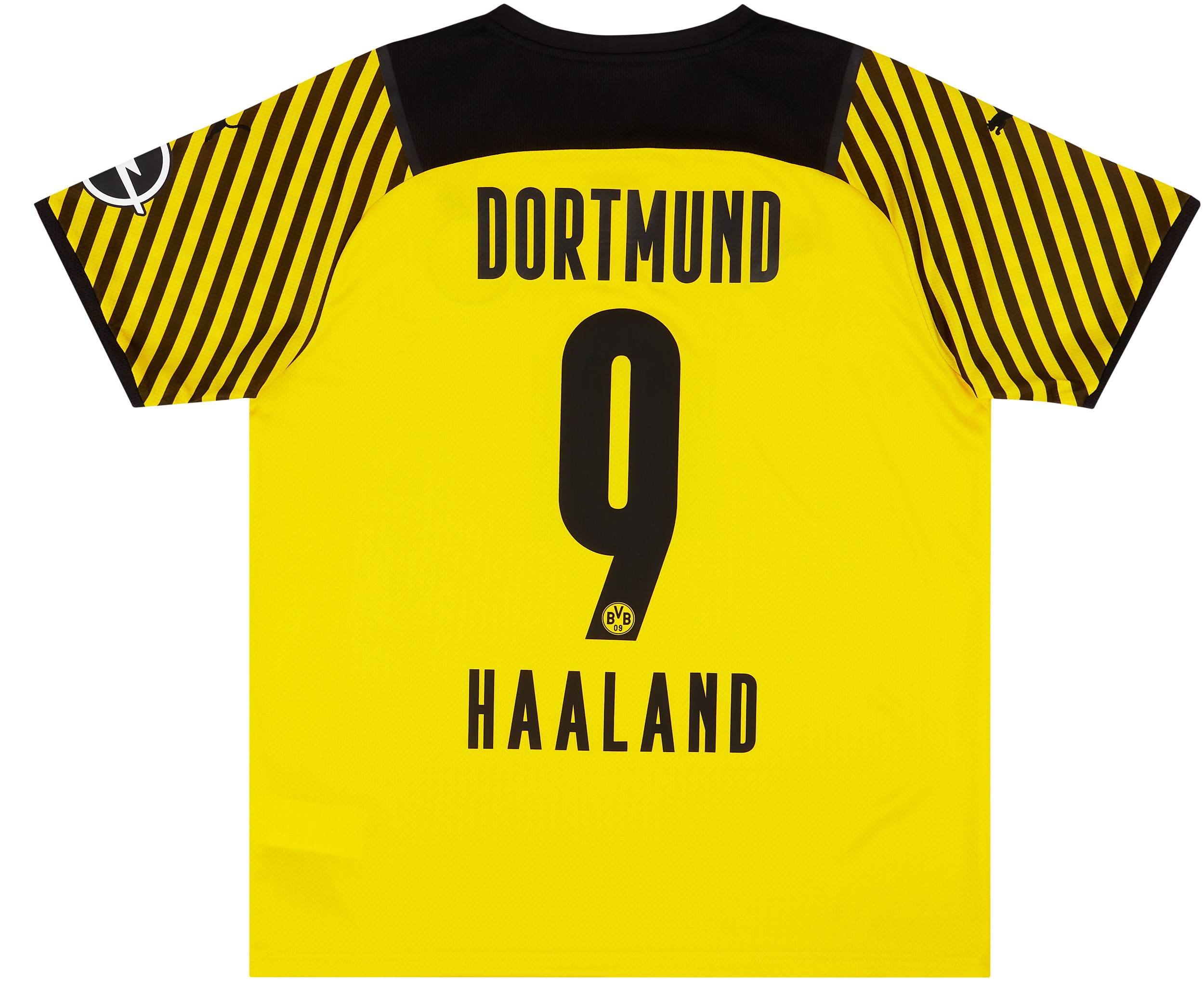 2021-22 Borussia Dortmund Home Shirt Haaland #9