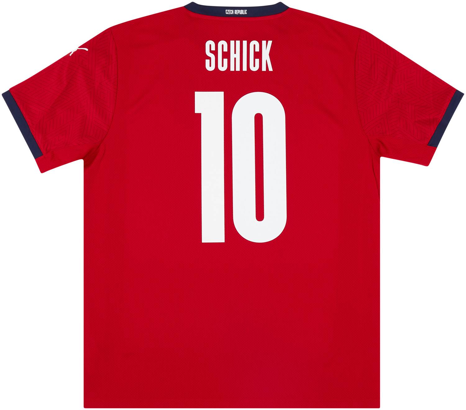 2020-21 Czech Republic Home Shirt Schick #10