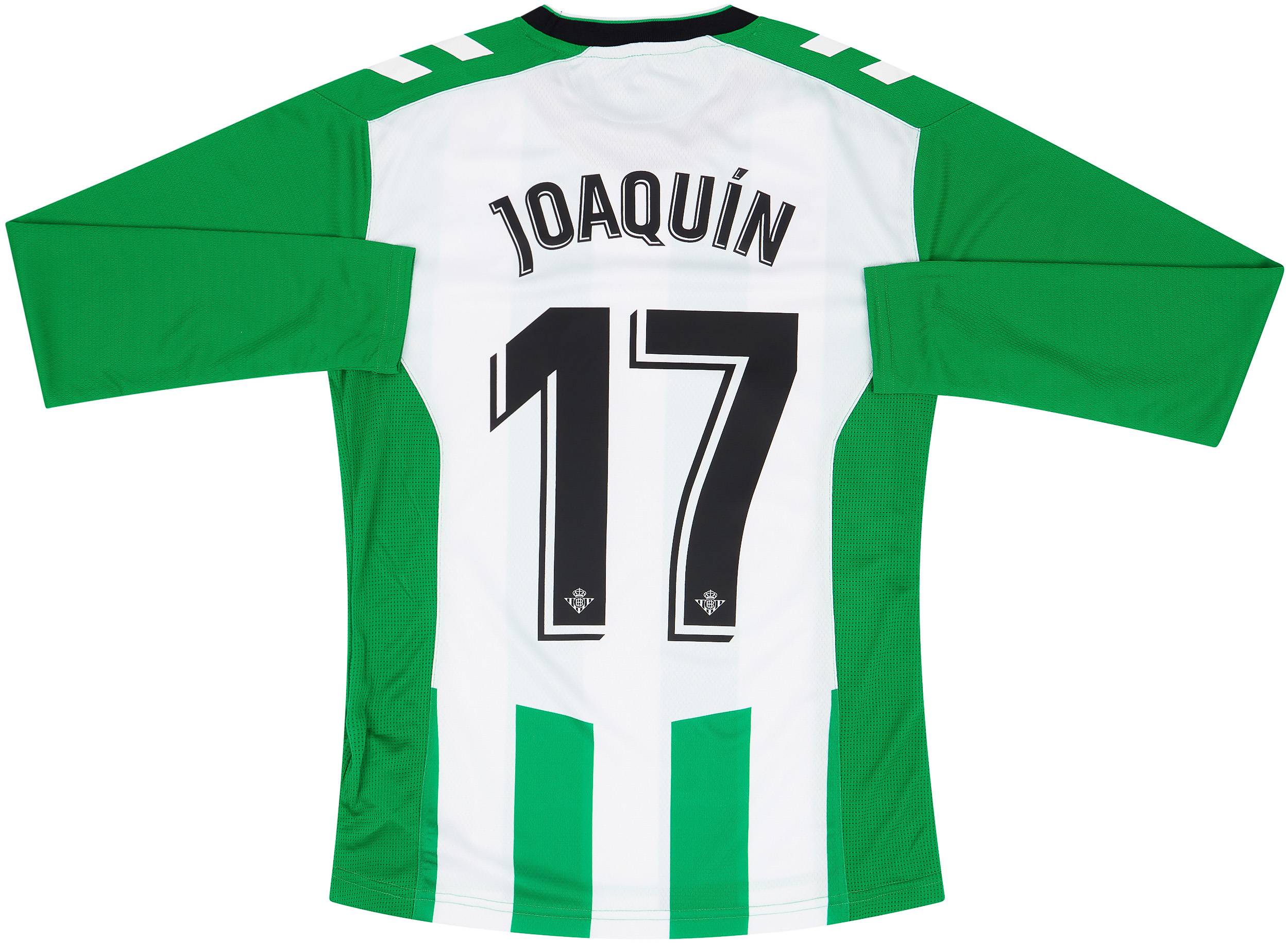 2022-23 Real Betis Home L/S Shirt Joaquín #17 - NEW - (S)