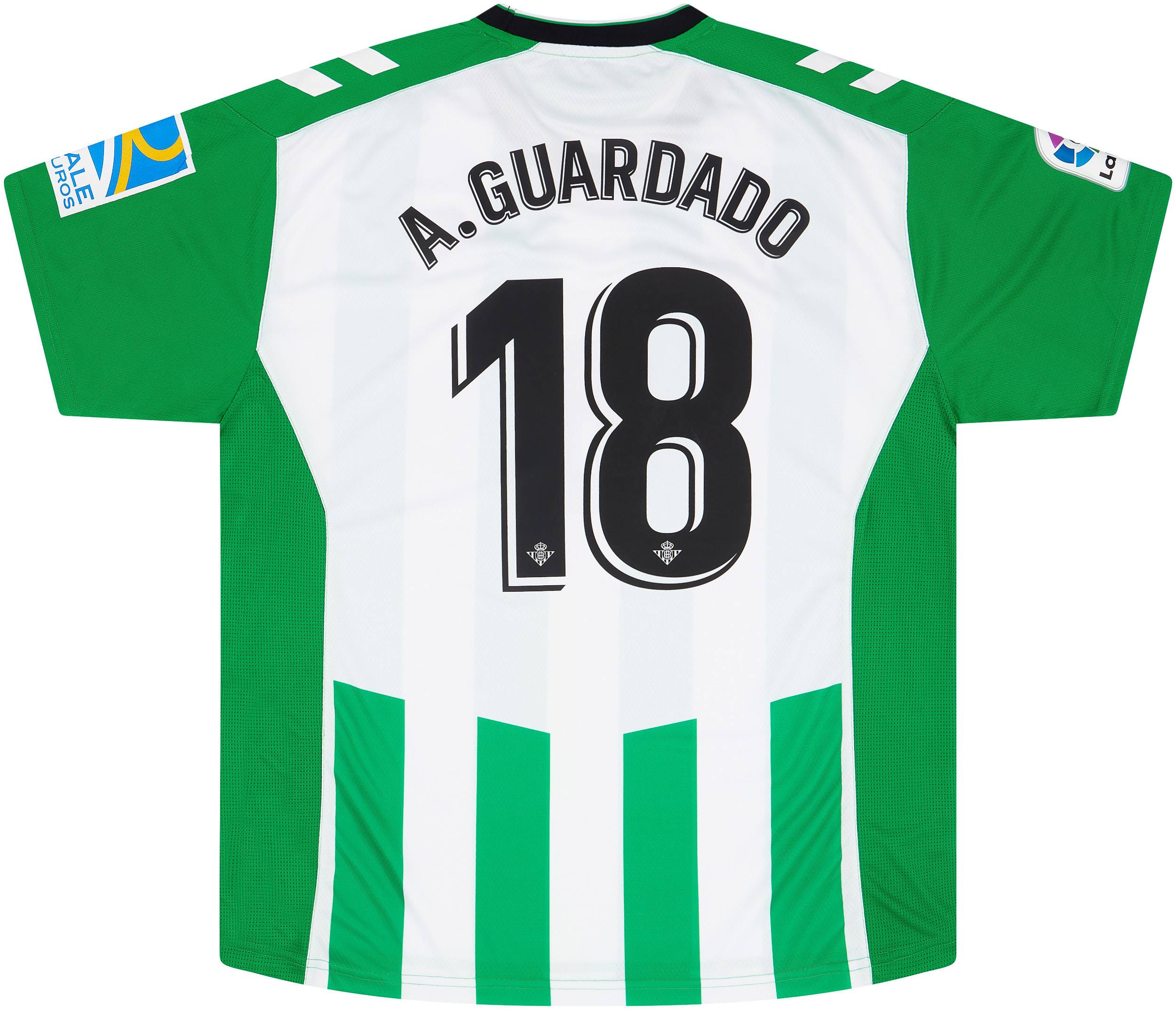 2022-23 Real Betis Home Shirt A.Guardado #18 (3XL)