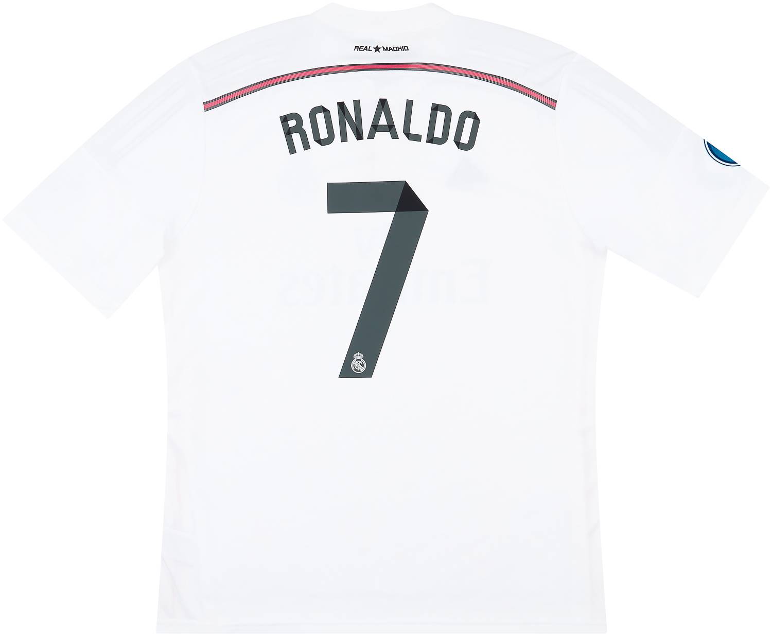 2014-15 Real Madrid CL Home Ronaldo #7 - NEW - XL