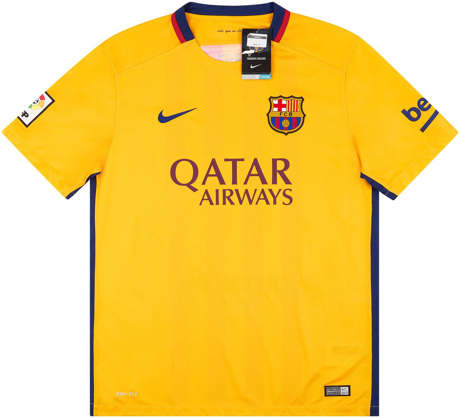 2015-16 Barcelona Away Shirt Messi #10 - NEW - (L)