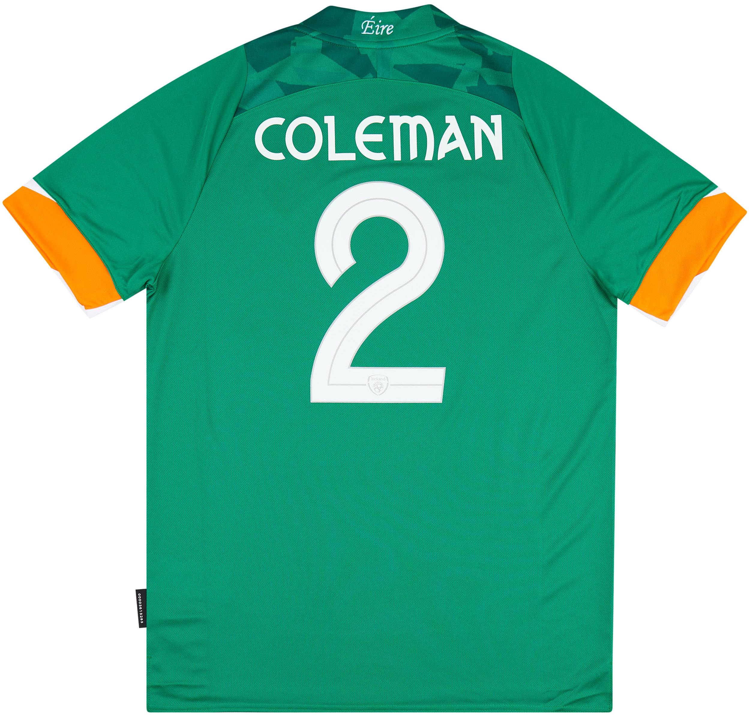 2022 Ireland Home Shirt Coleman #2