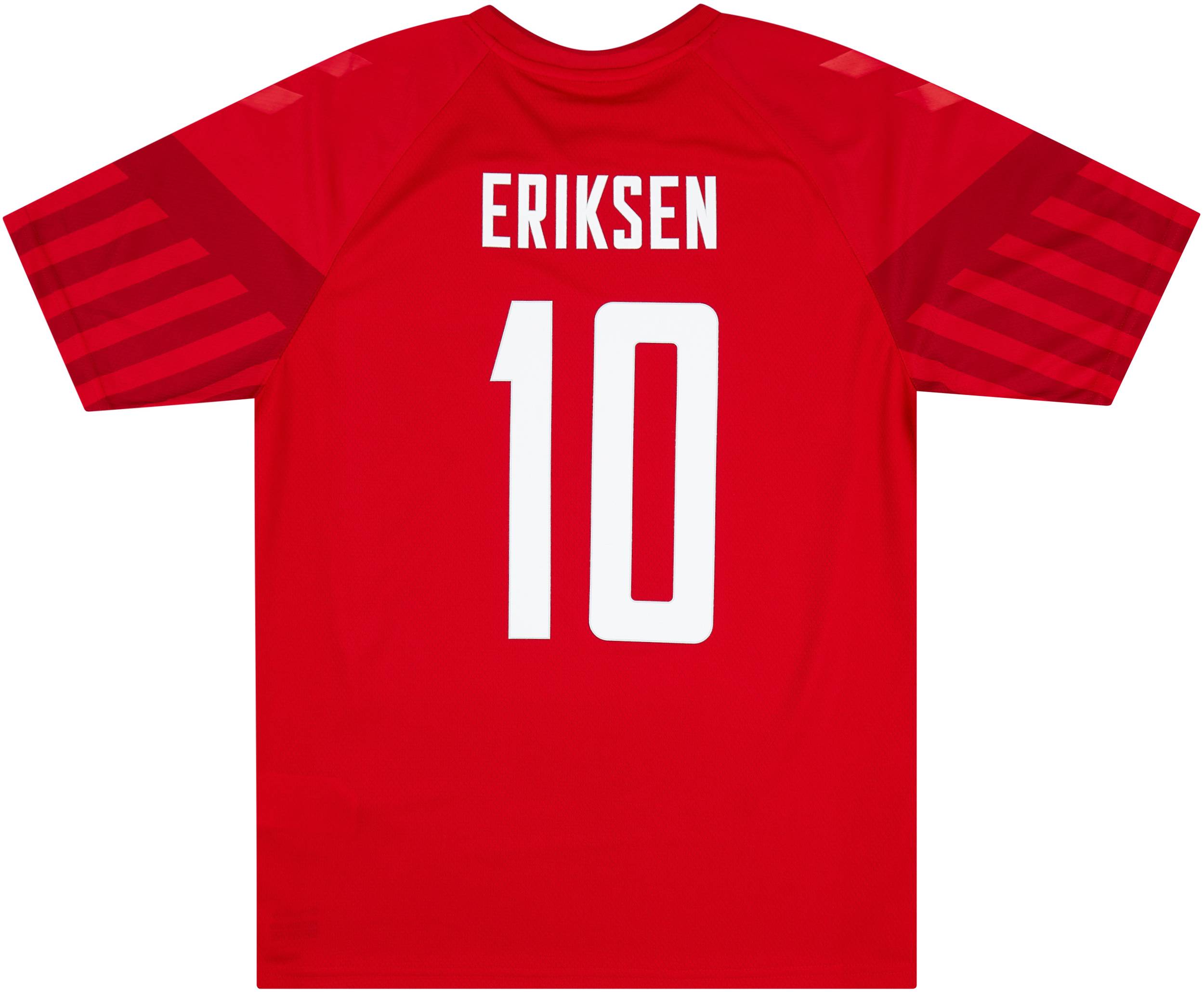 2022 23 Denmark Home Shirt Eriksen 10