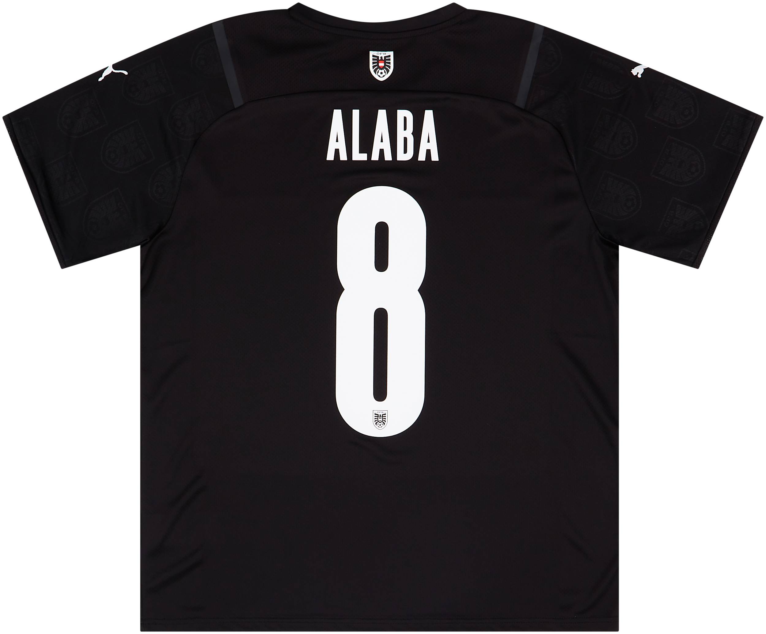 2021-22 Austria Away Shirt Alaba #8