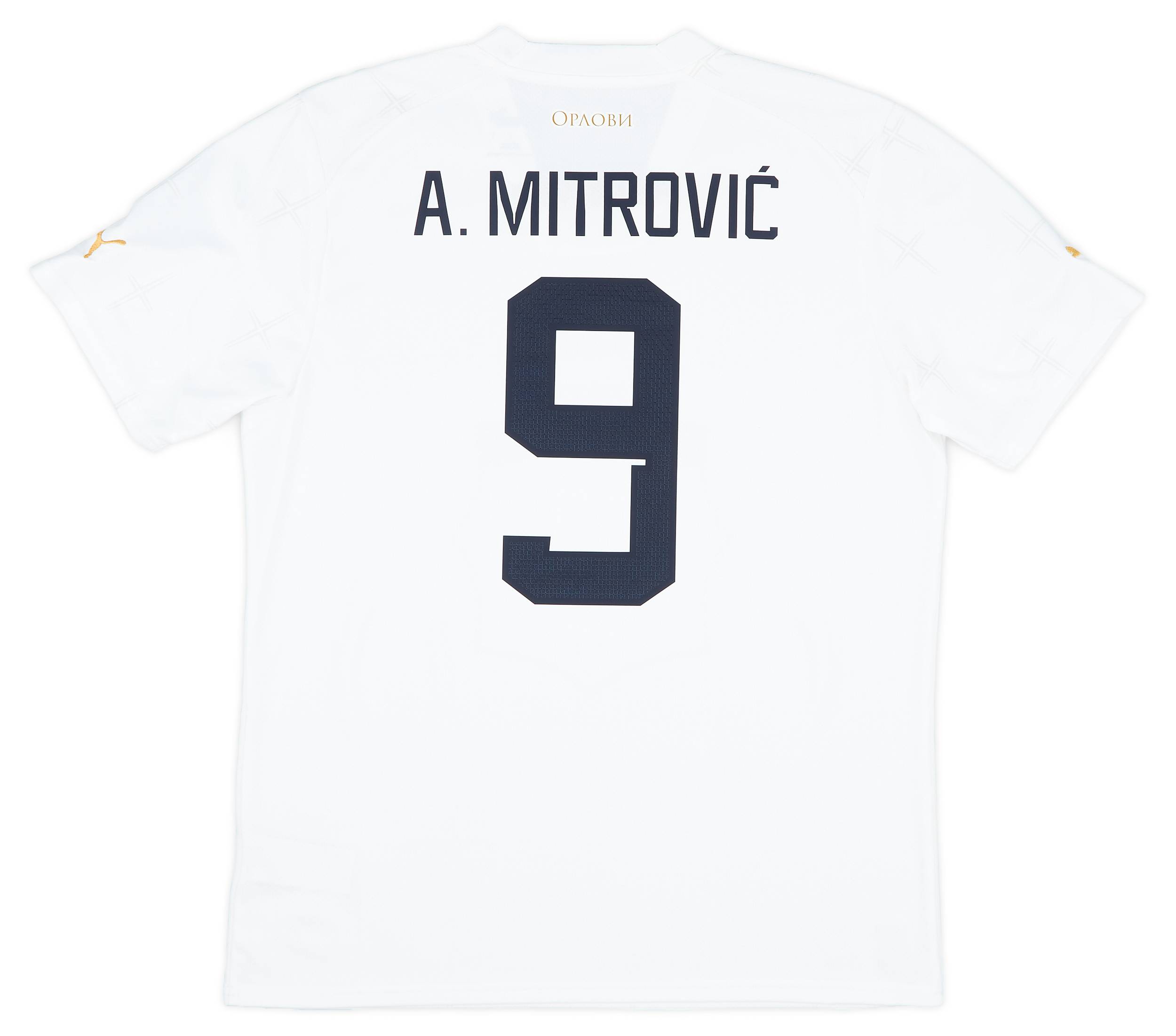 2022-23 Serbia Away Shirt A.Mitrović #9