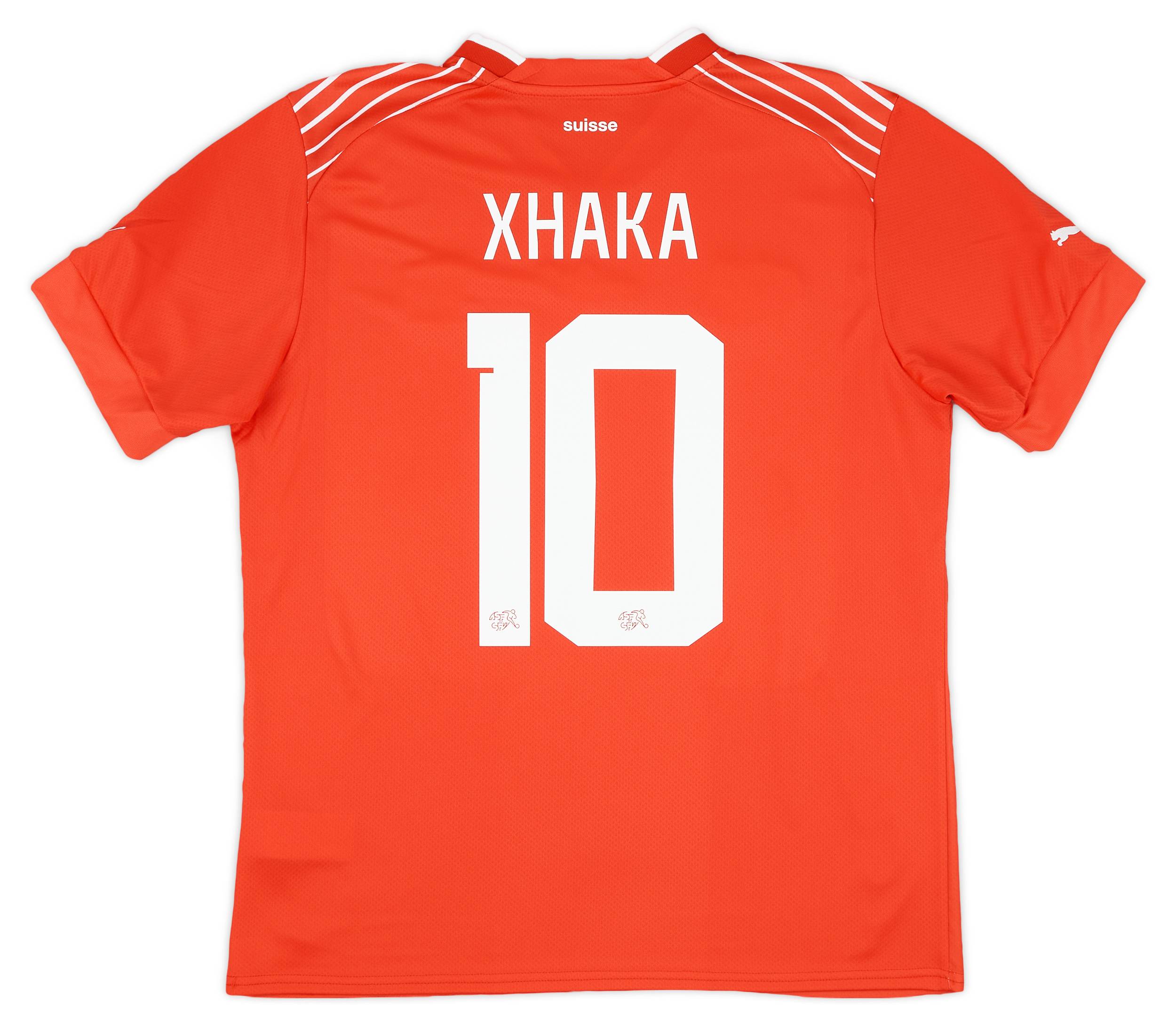 2022-23 Switzerland Home Shirt Xhaka #10