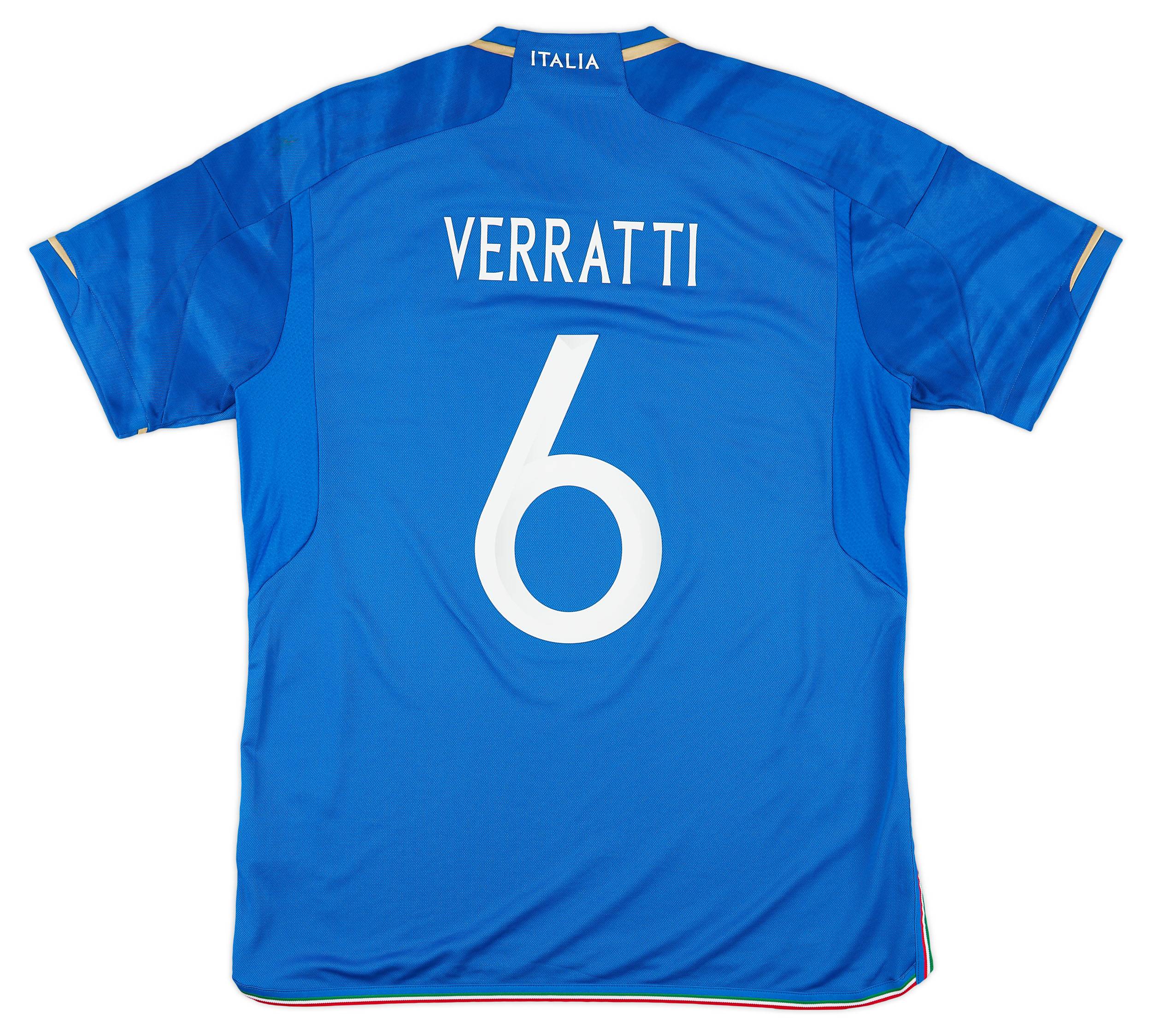 2023-24 Italy Home Shirt Verratti #6
