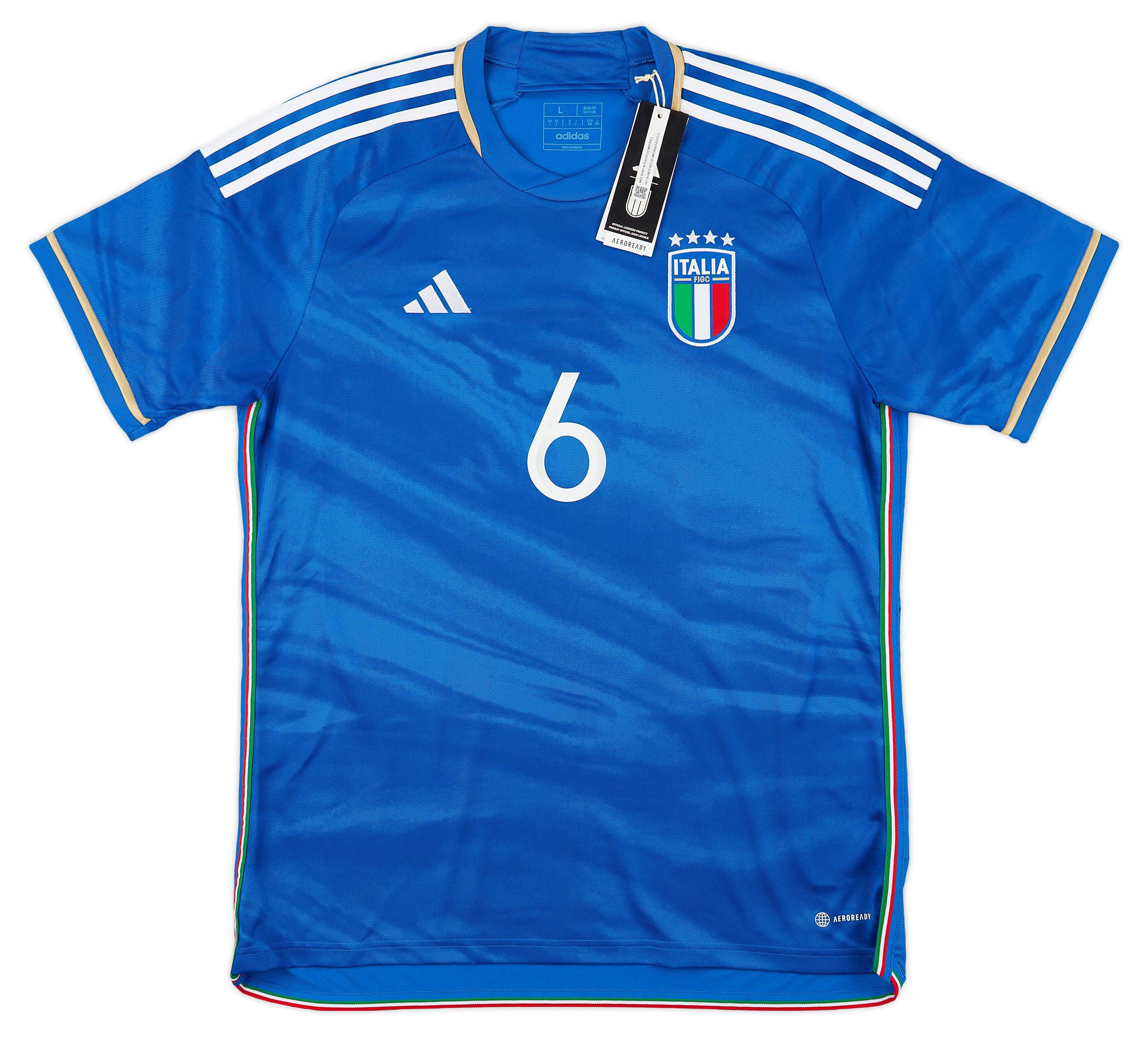 2023-24 Italy Home Shirt Verratti #6