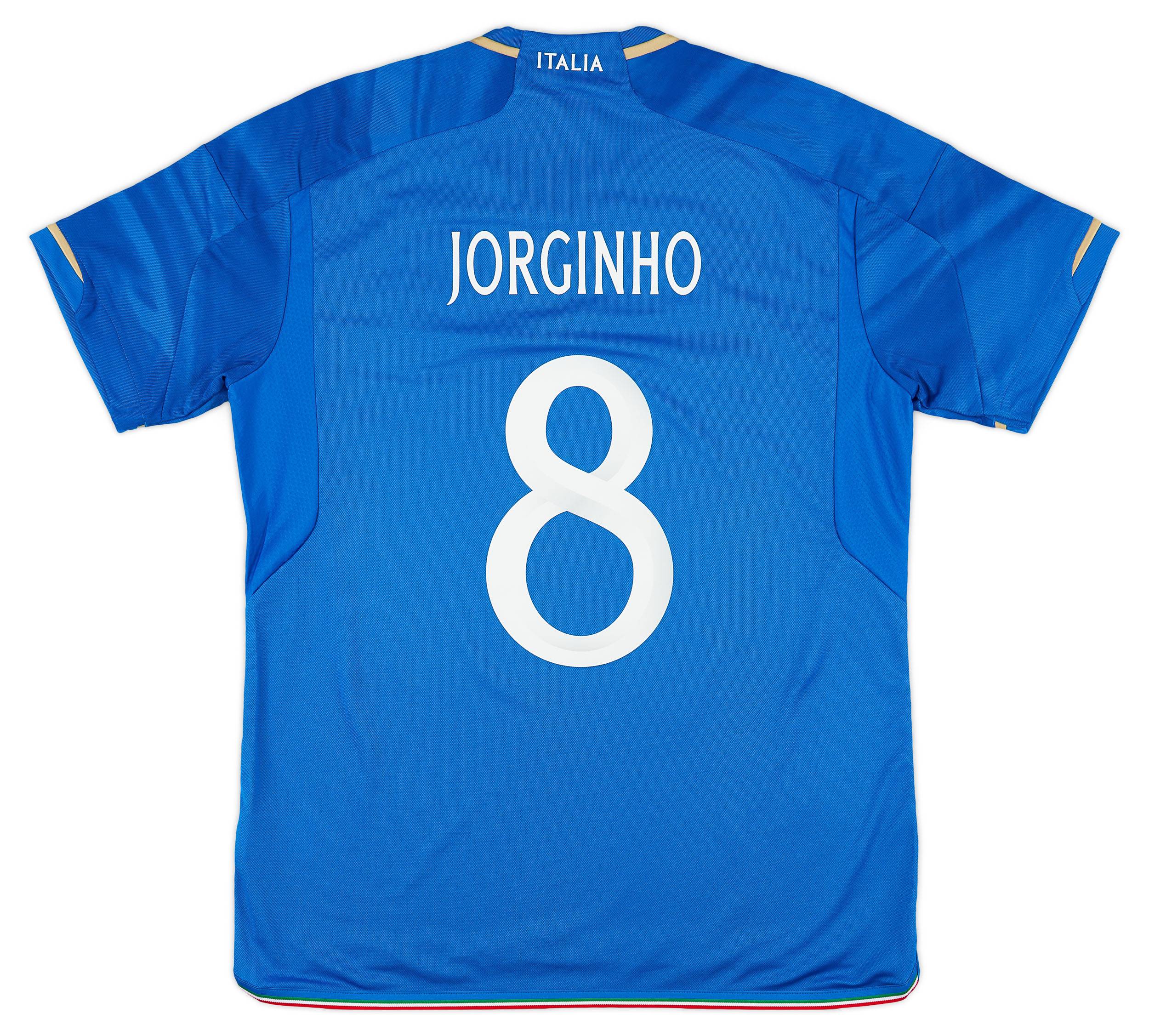2023 24 Italy Home Shirt Jorginho 8