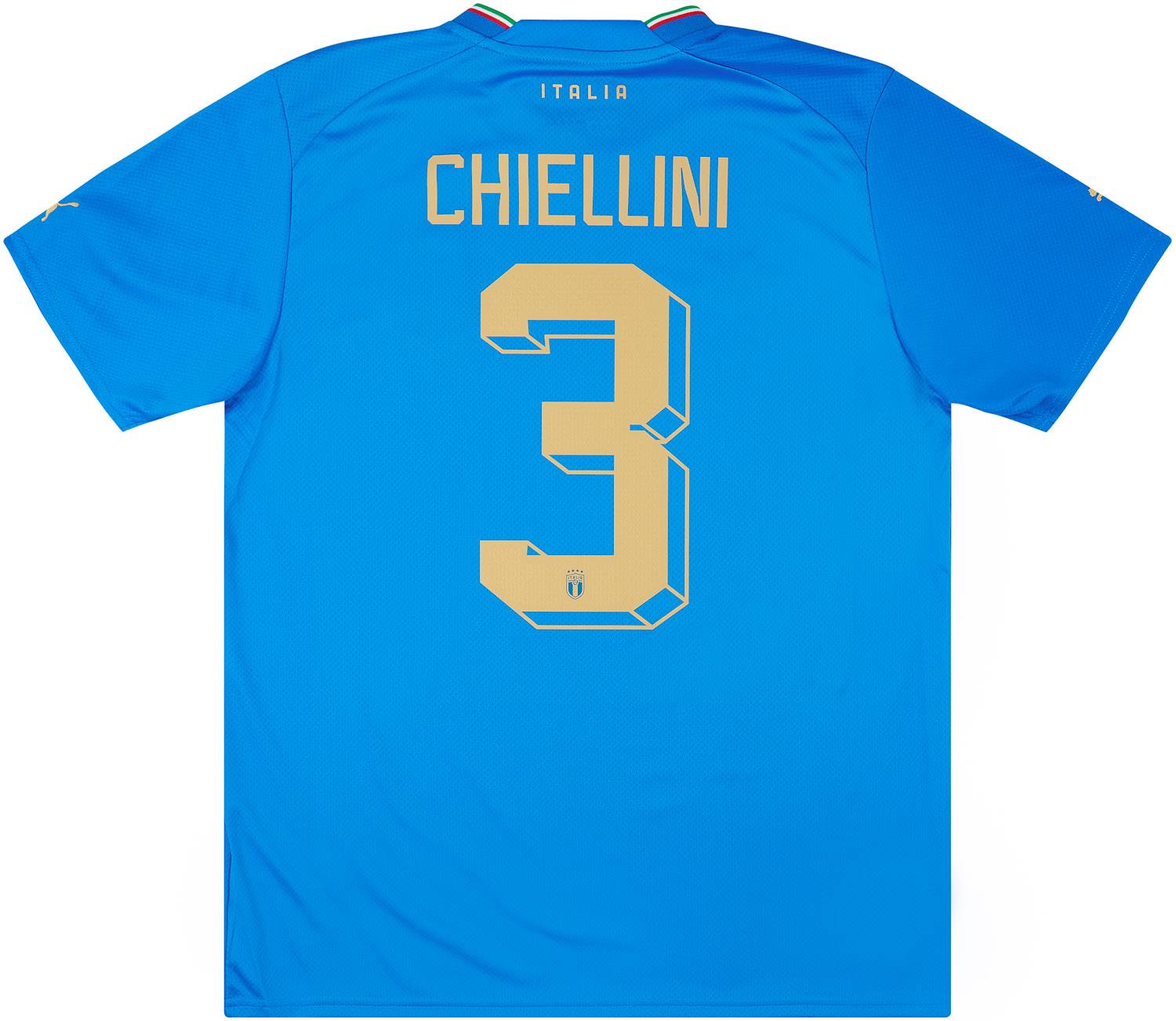2022 23 Italy Home Shirt Chiellini 3