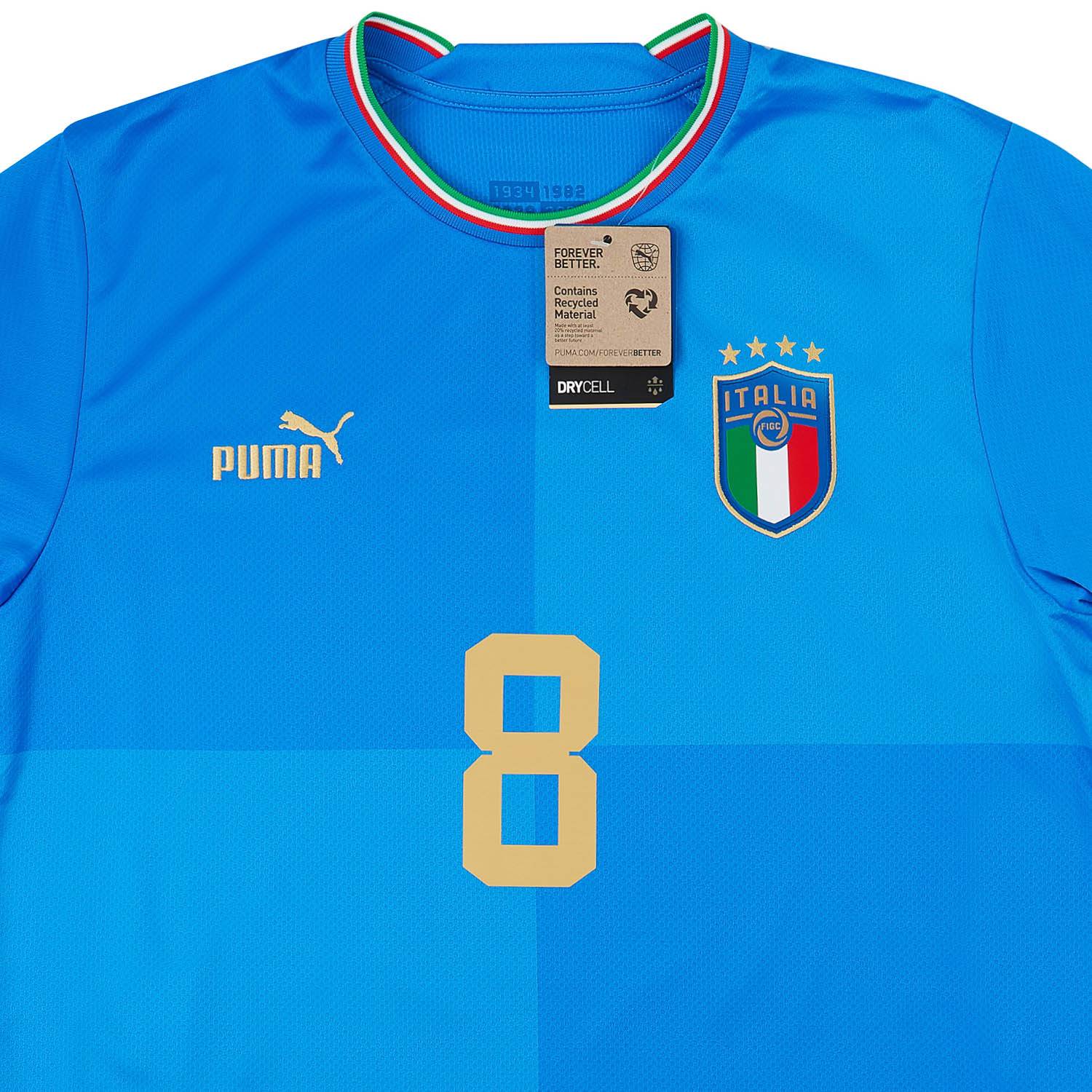 2022-23 Italy Home Shirt Jorginho #8